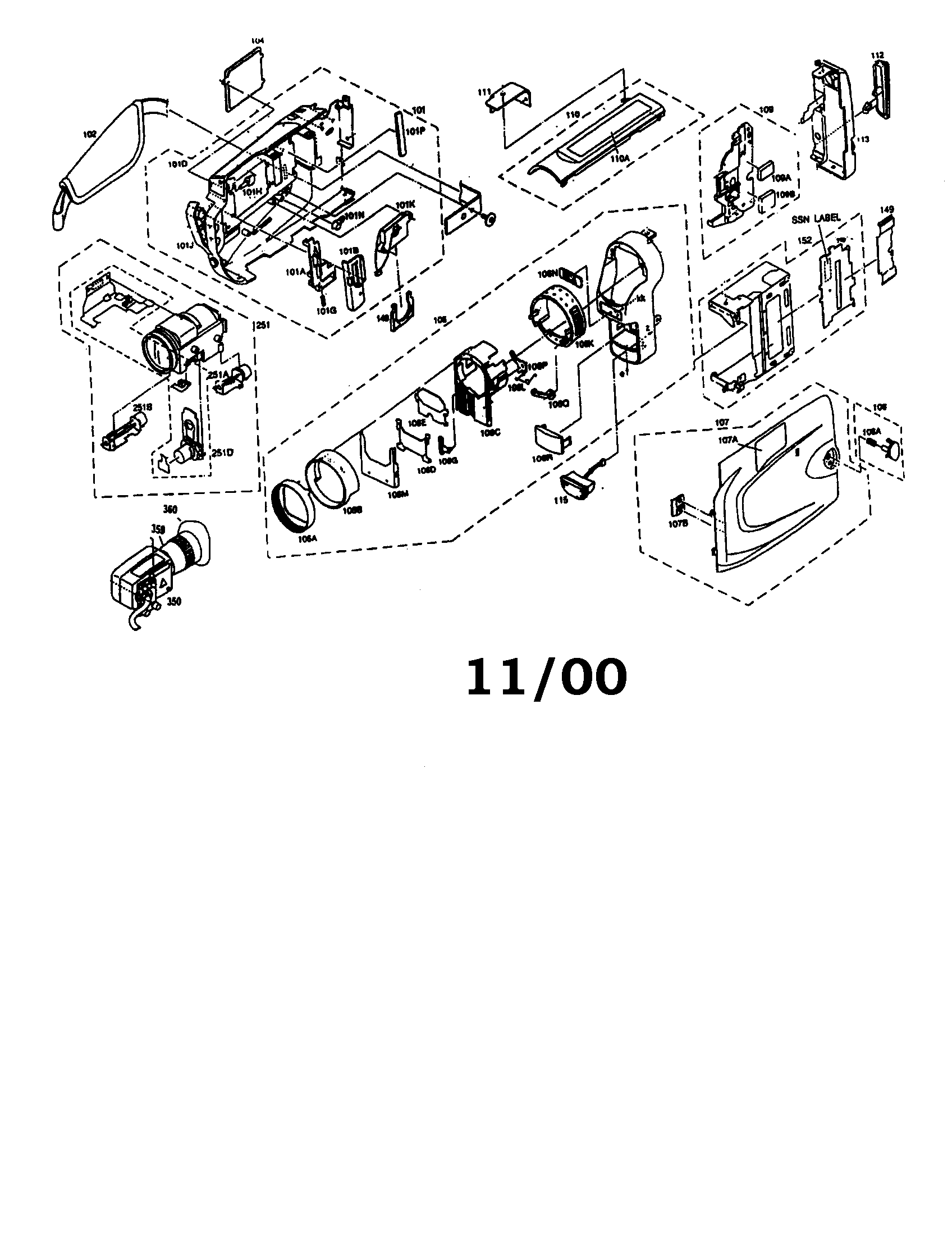 RCA CC6263 camcorder diagram