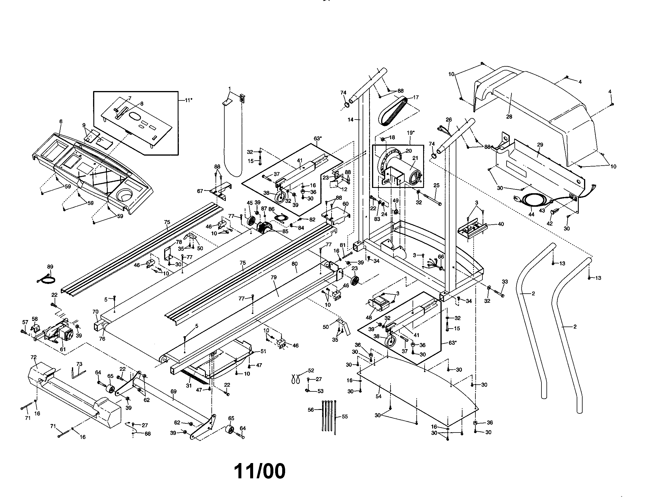 Proform PFTL39100 proform 385s diagram