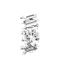 Hoover S3283-040 power nozzle diagram