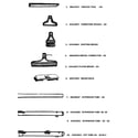Hoover S3283-040 attachments diagram