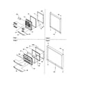 Amana BG21VW-P1325013WW door assembly diagram