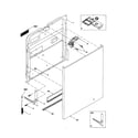 Amana DWA73AB-P1318612W door diagram