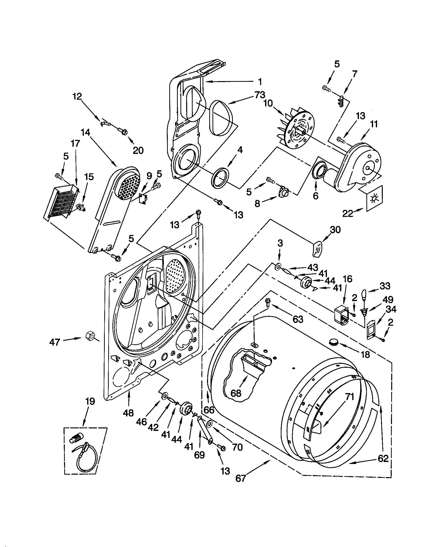 Whirlpool LEQ8800JT1 bulkhead diagram
