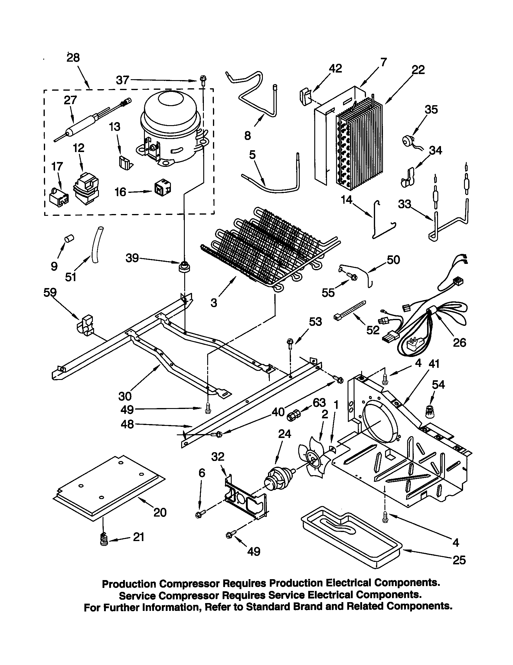 Kenmore 10659064994 unit diagram