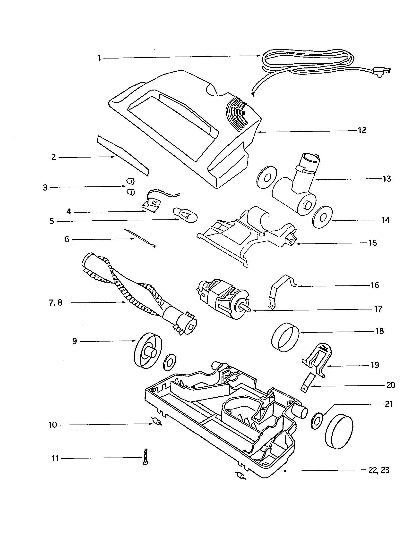 Eureka 6856E-2 power mate diagram