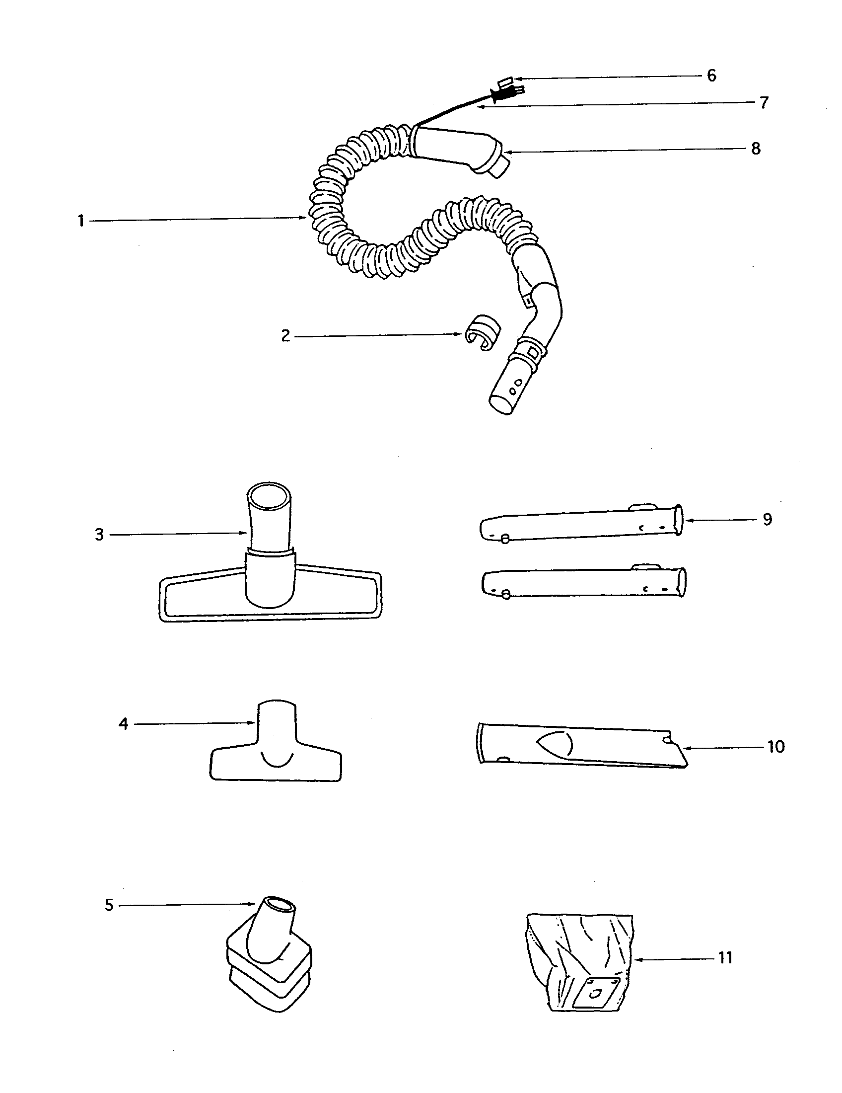 Eureka 6856E-2 attachments diagram