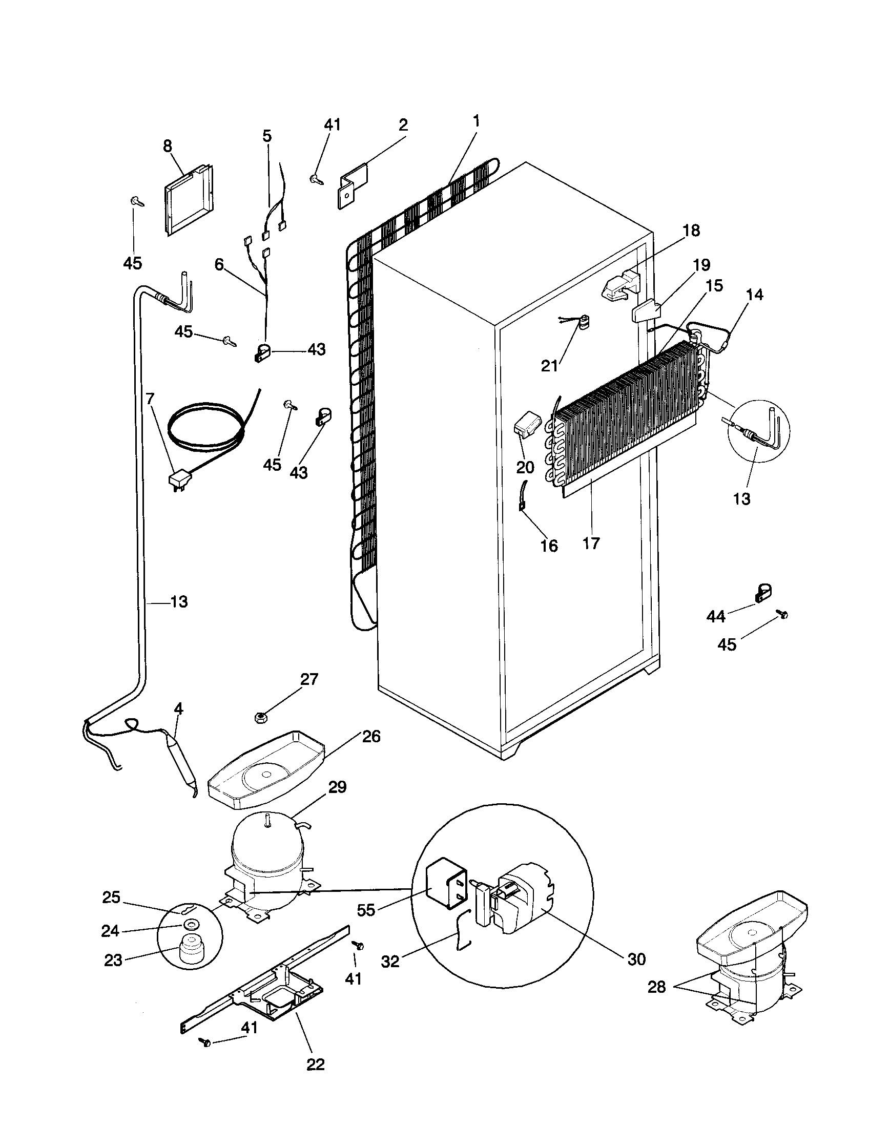 Frigidaire FRT16CNHD5 system diagram