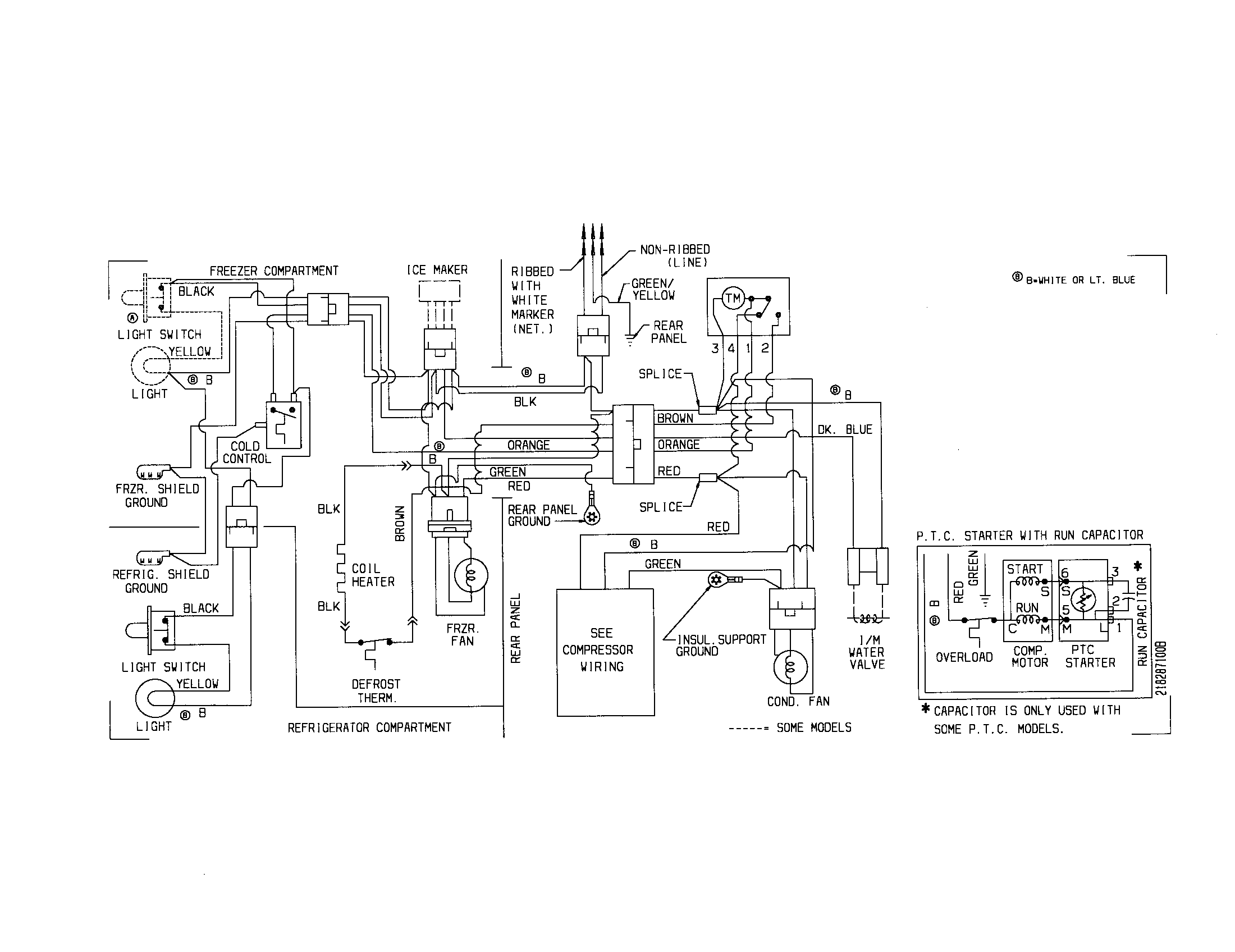 Frigidaire FRS20QRCW9 wiring diagram diagram