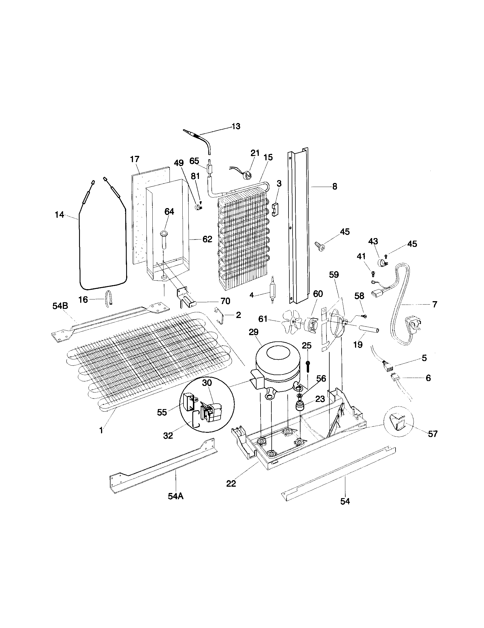Frigidaire FRS26ZTHQ3 system diagram