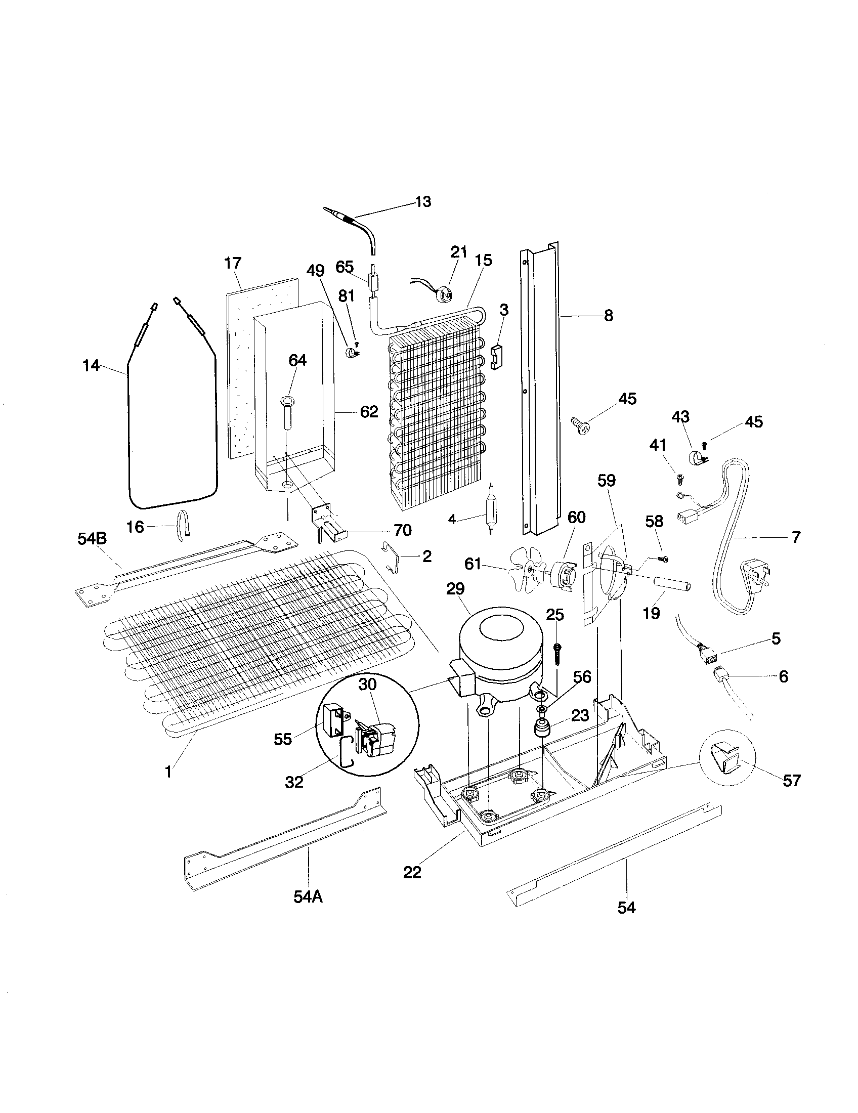 Frigidaire FRS26ZPHQ2 system diagram