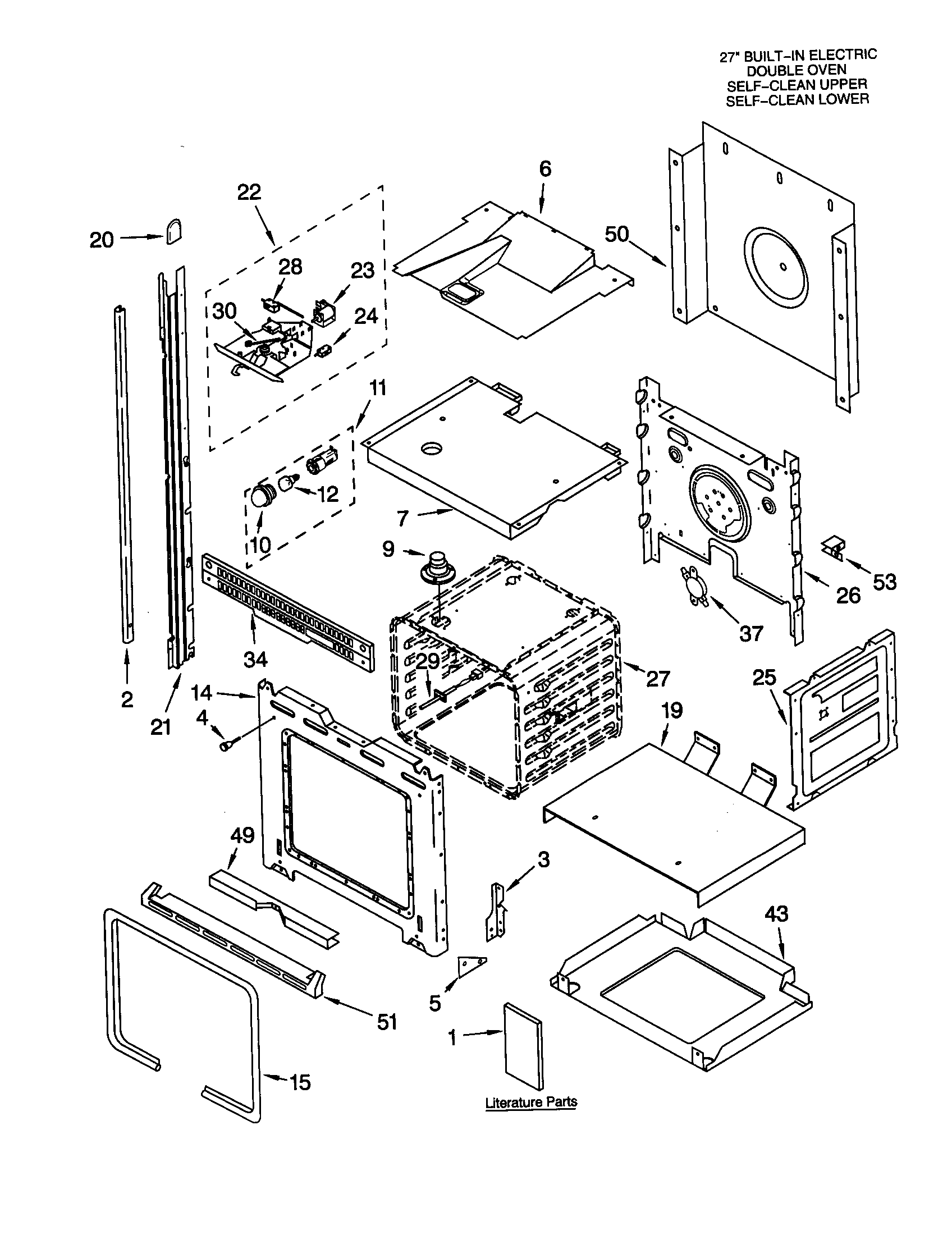 Whirlpool RBD276PDB10 oven diagram