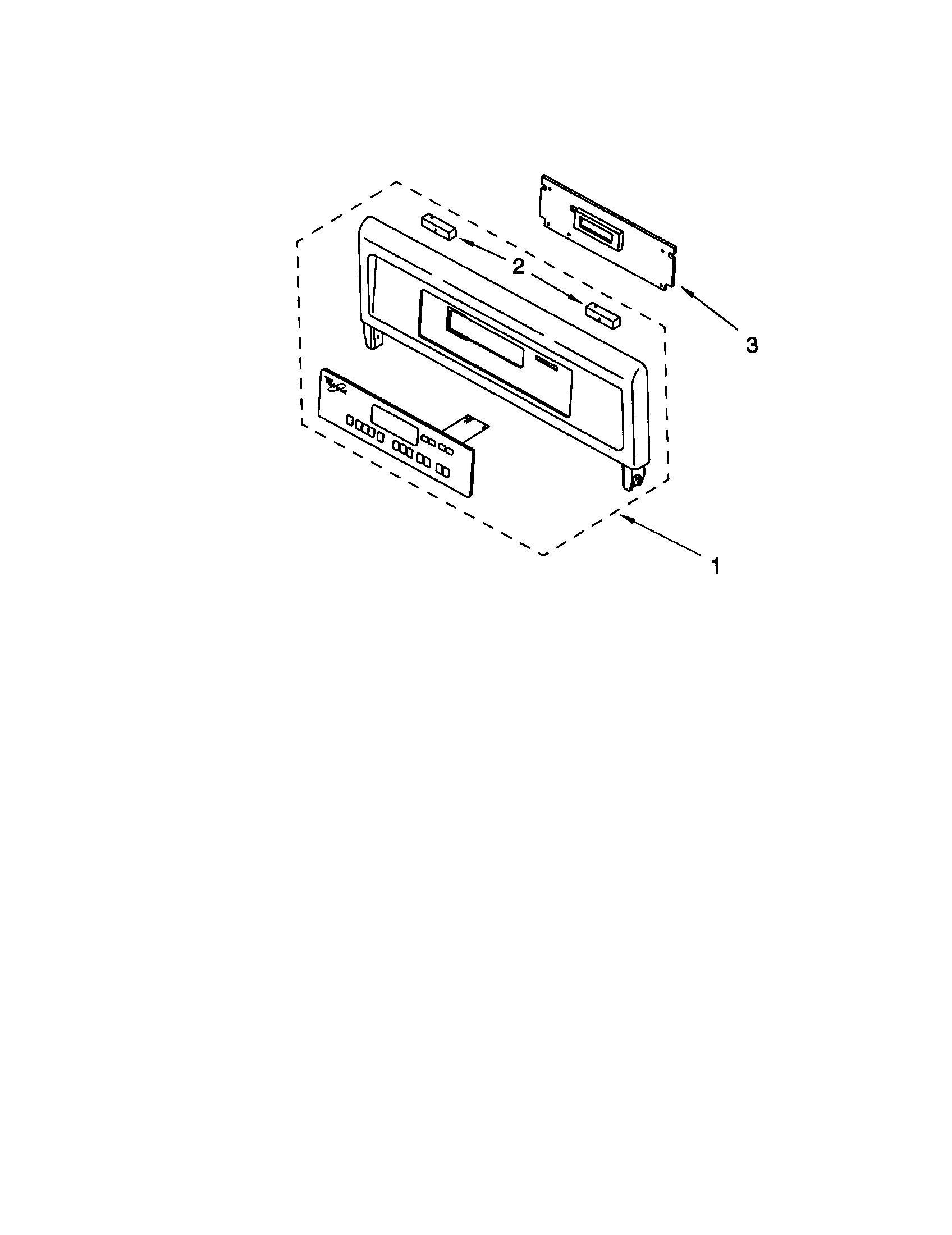 Whirlpool RBD276PDB10 control panel diagram