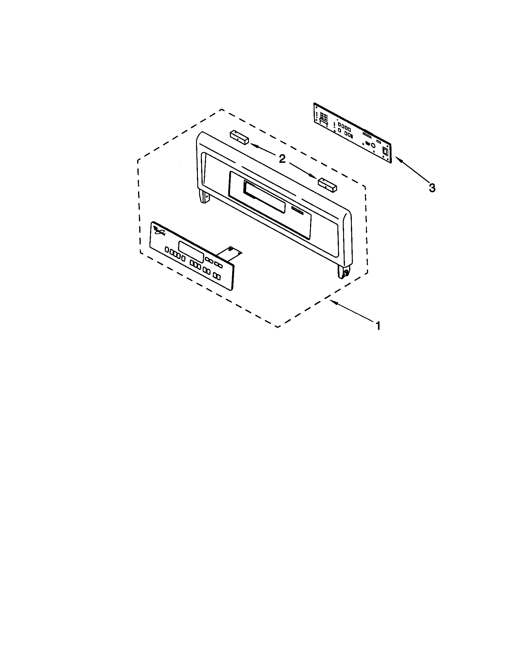 Whirlpool RBD245PDT10 control panel diagram