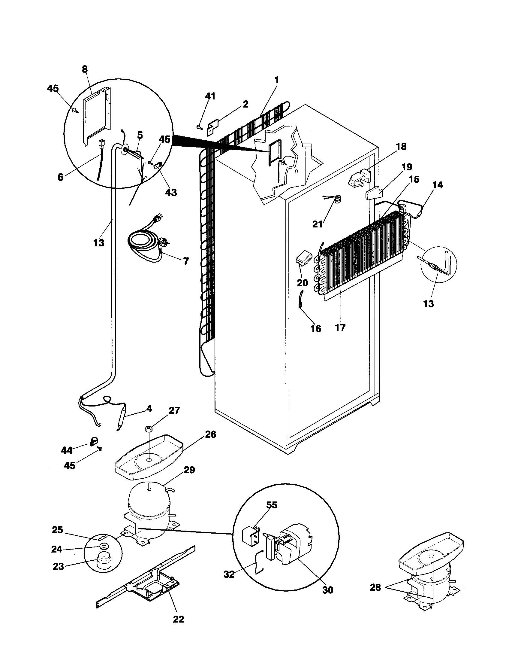 Frigidaire FRT18INLHW1 system diagram