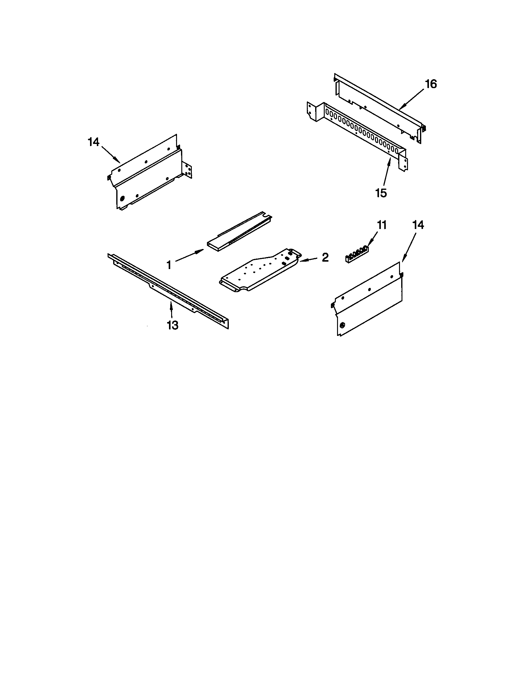 Whirlpool RS610PXGV3 top venting diagram