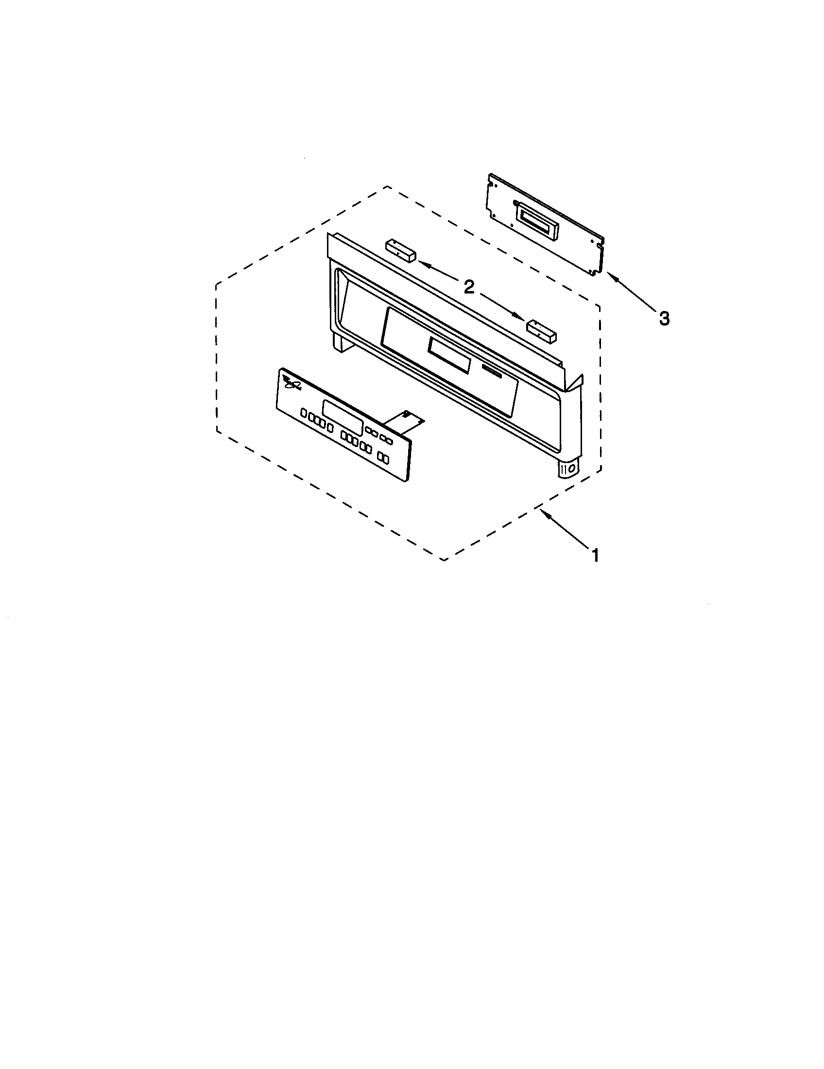 Whirlpool RS696PXGQ6 control panel diagram