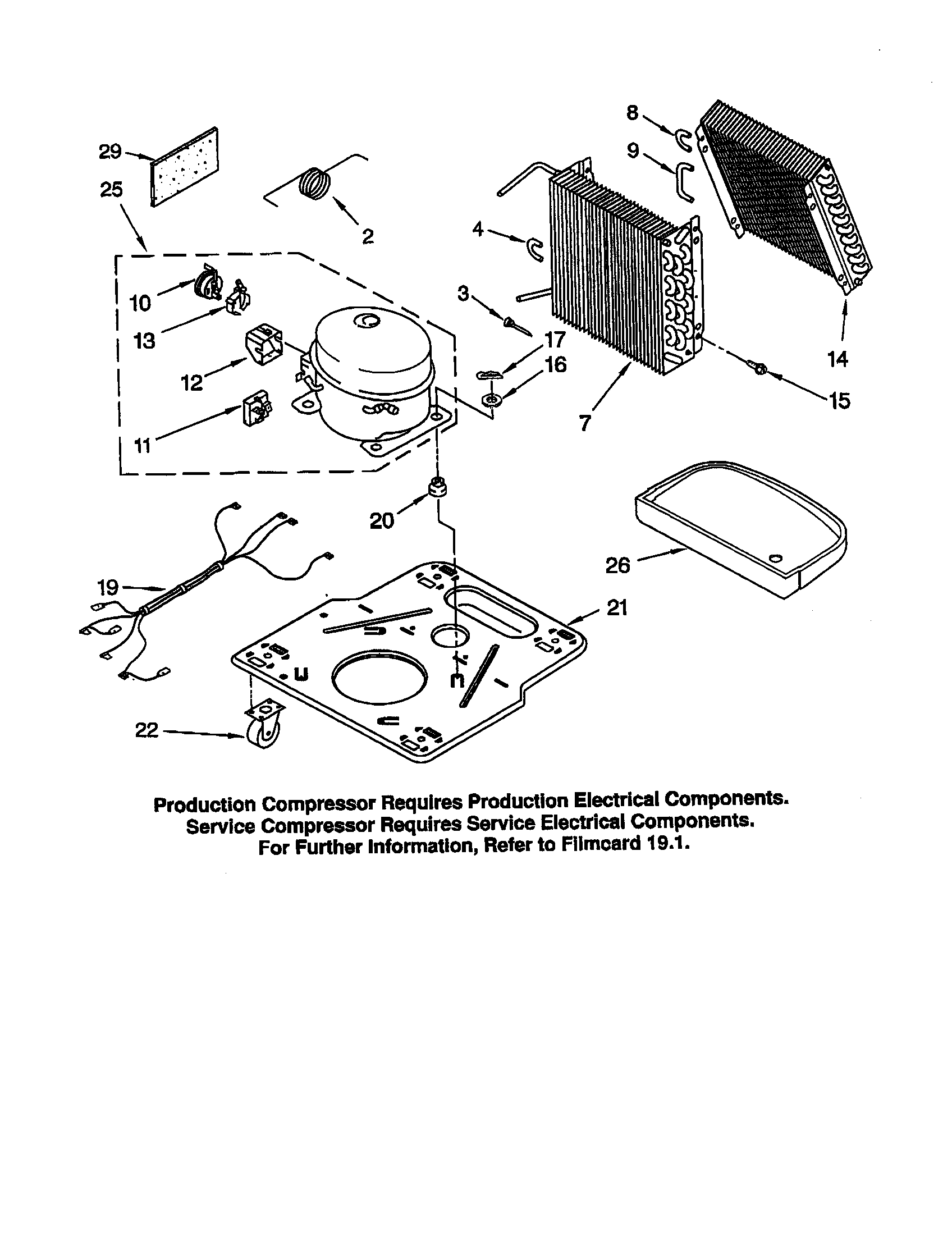 Whirlpool AD25BBK0 unit diagram