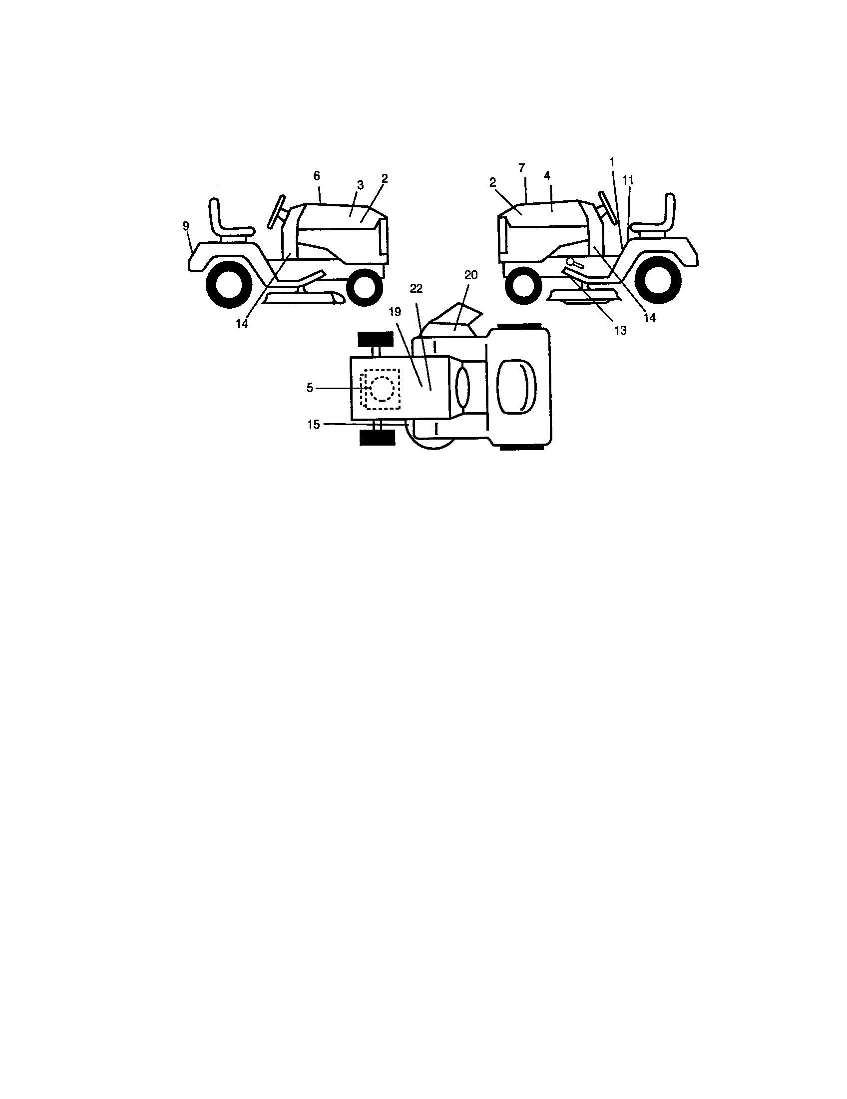 Craftsman 917271820 decals diagram