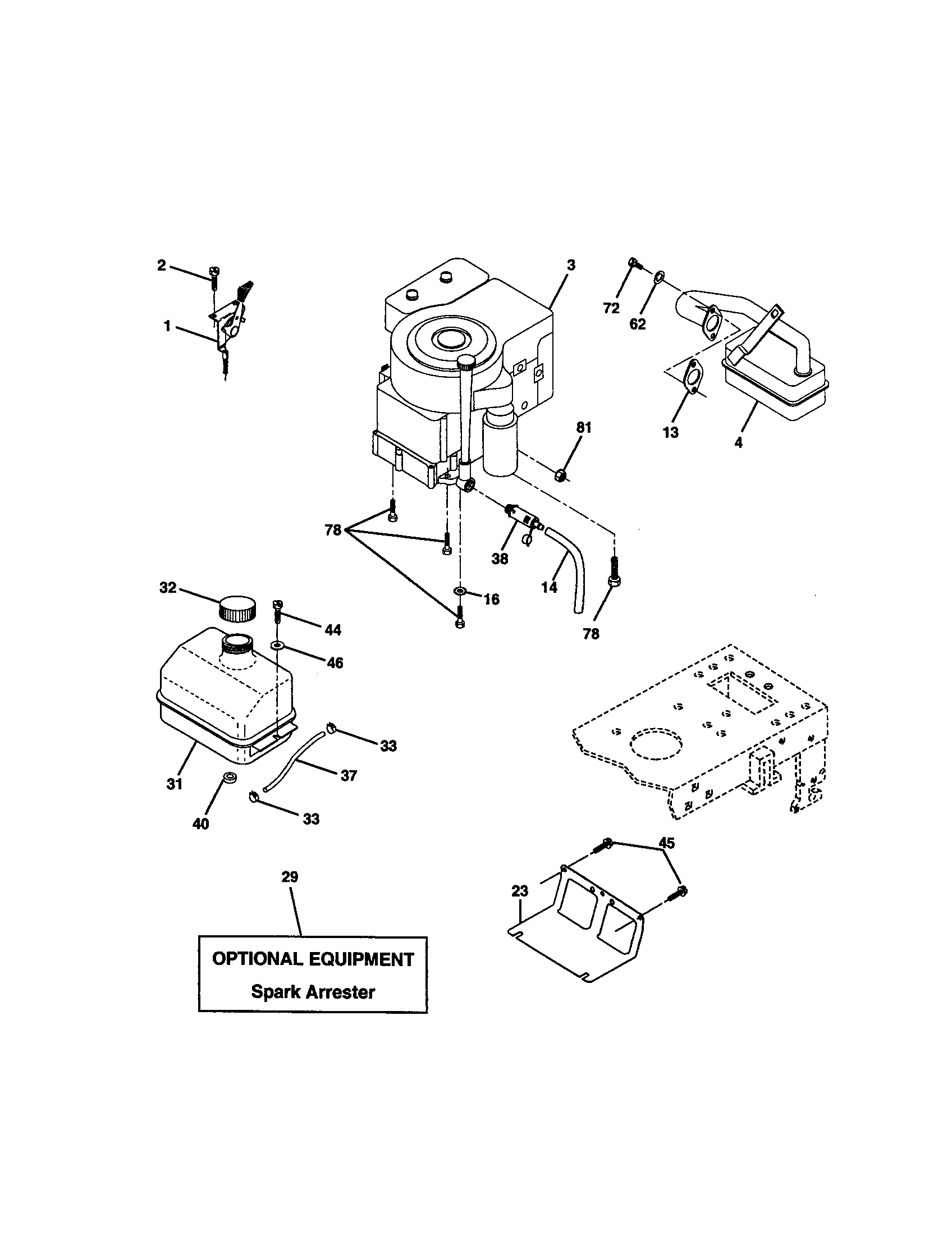 Craftsman 917271640 engine diagram