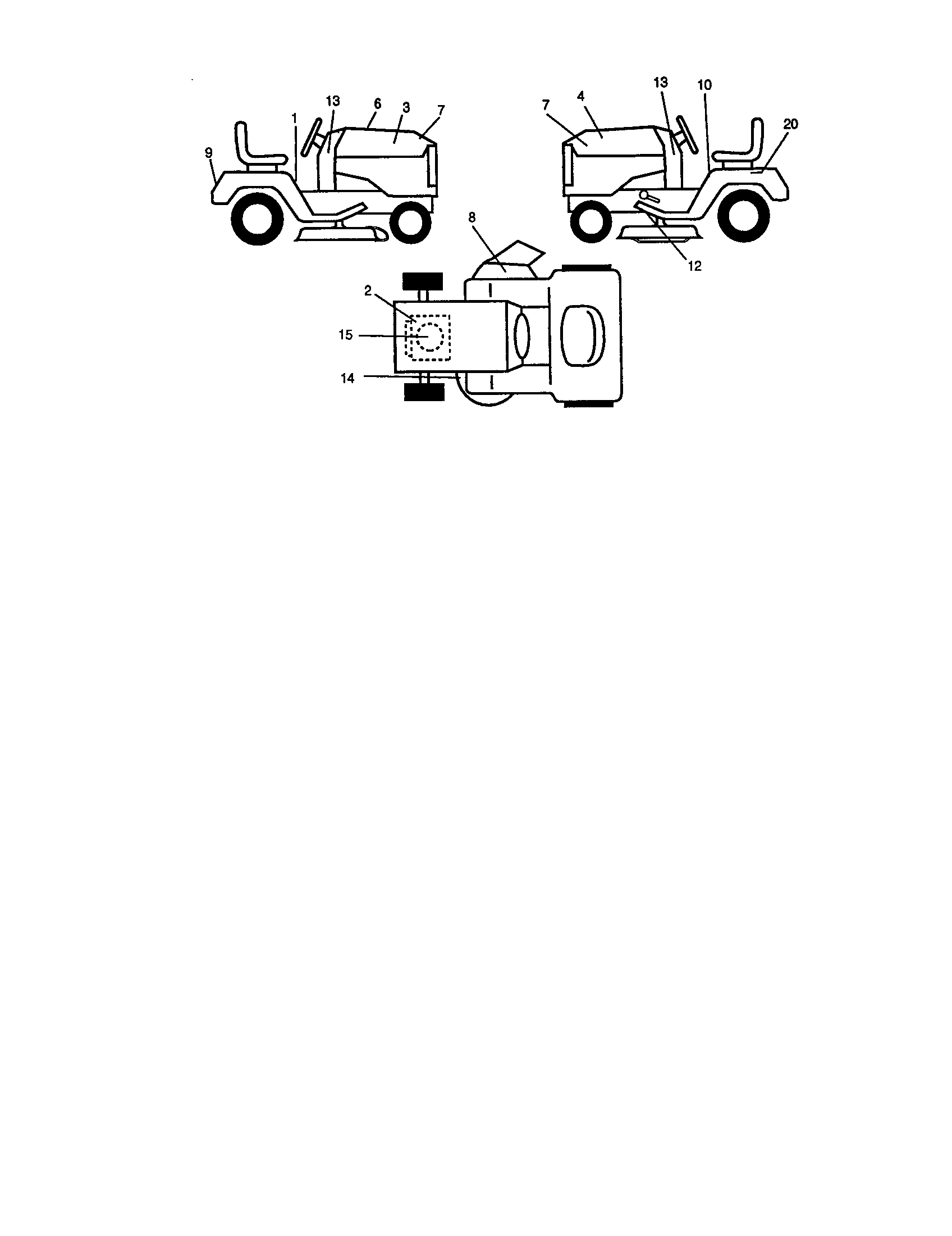Craftsman 917271640 decals diagram