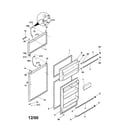 Universal/Multiflex (Frigidaire) MRT15CSEWP door diagram