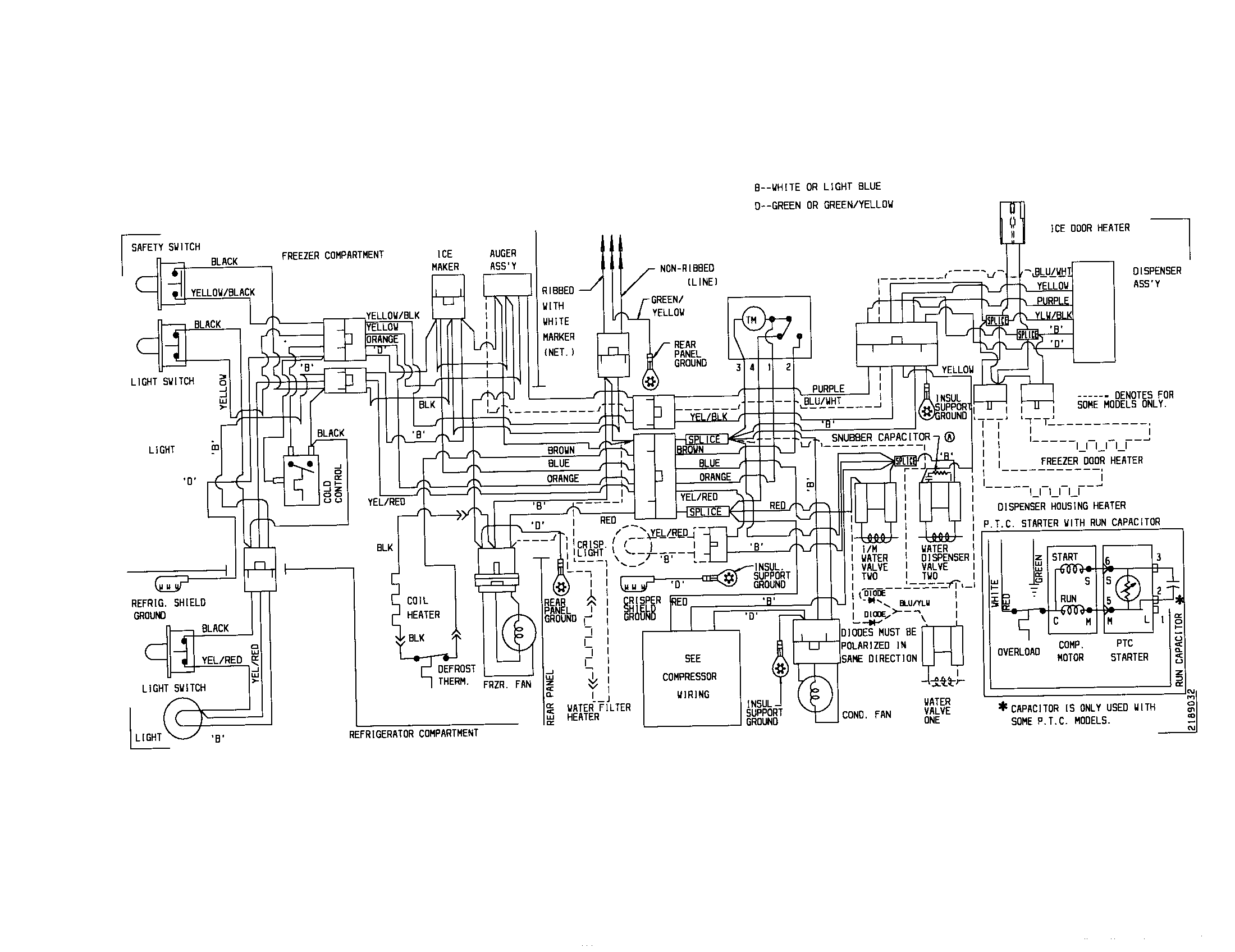Frigidaire FRS20WRHW6 wiring diagram diagram