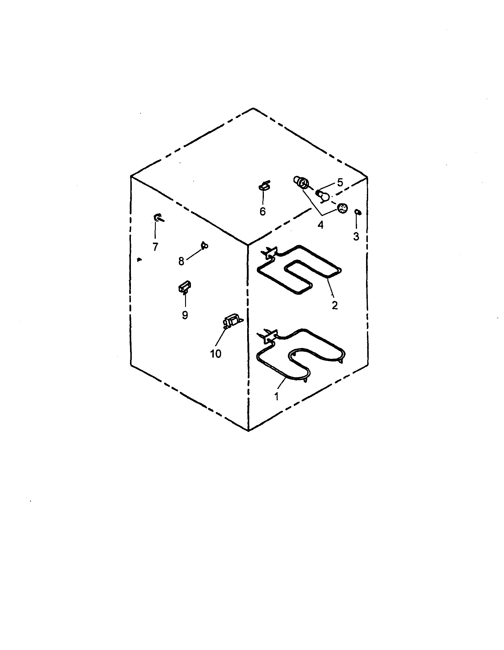 Amana ARH667WW-P1142632N electrical components diagram