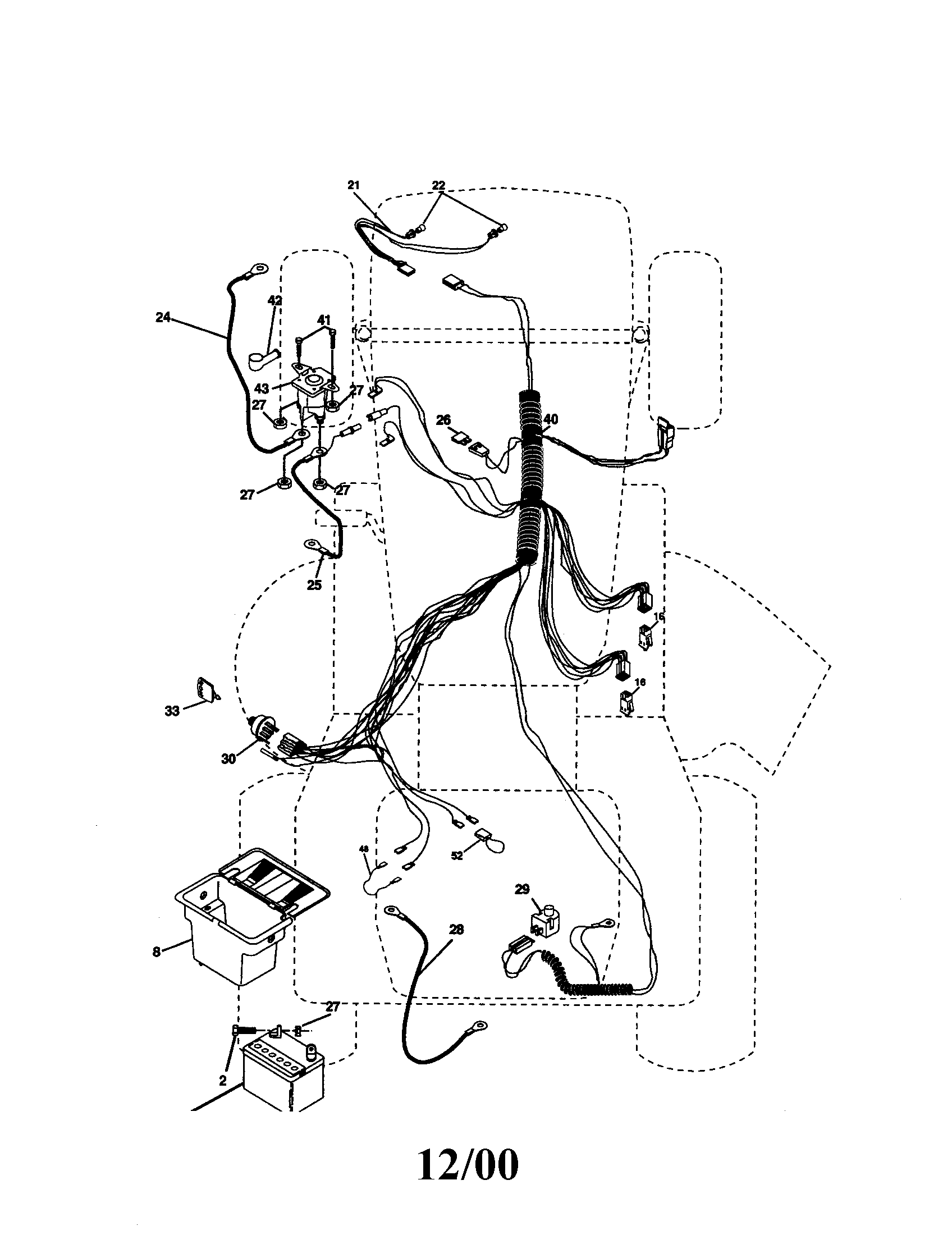 Poulan 271470 electrical diagram