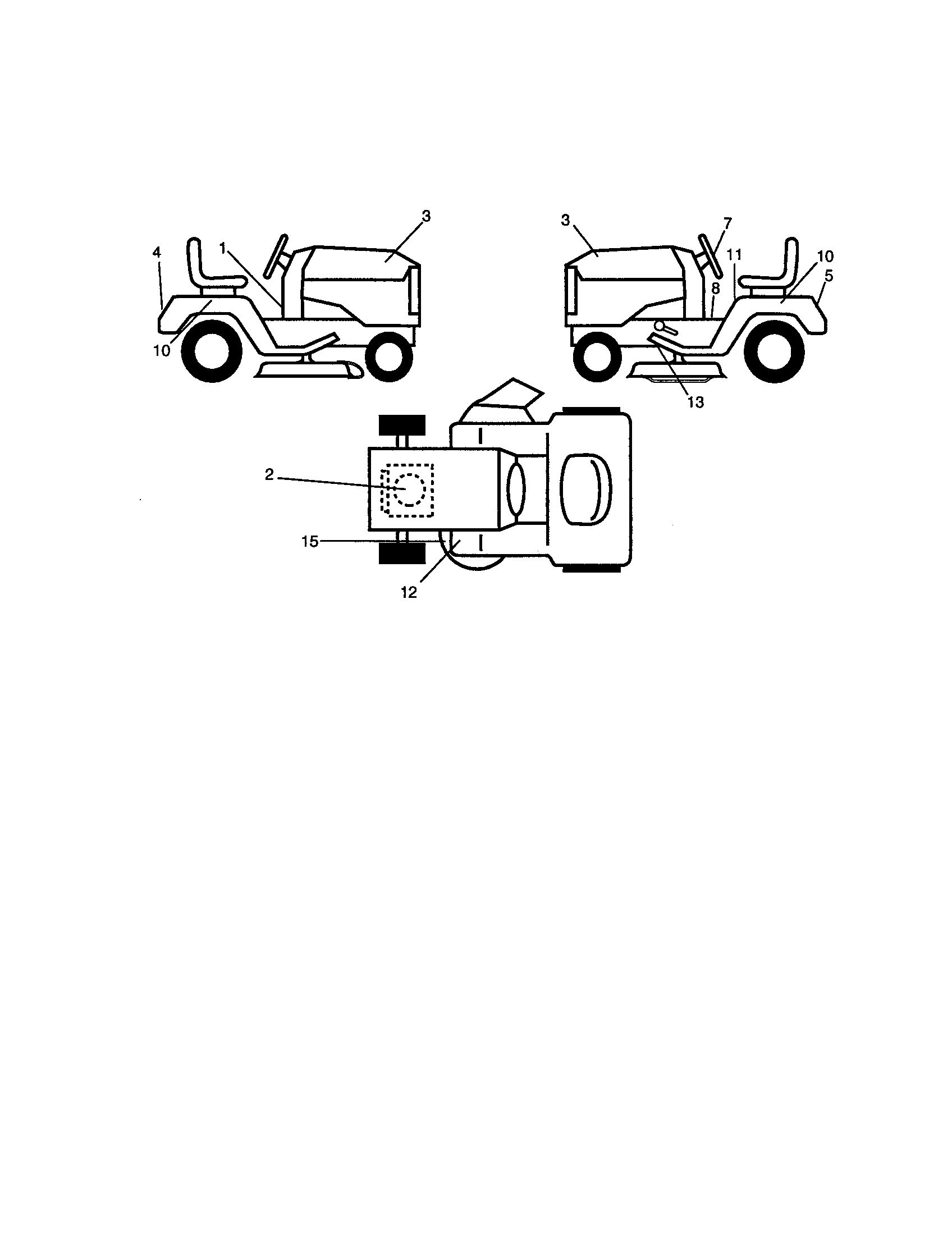 Poulan 271470 decals diagram