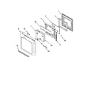 KitchenAid KEMS307GAL2 oven door diagram