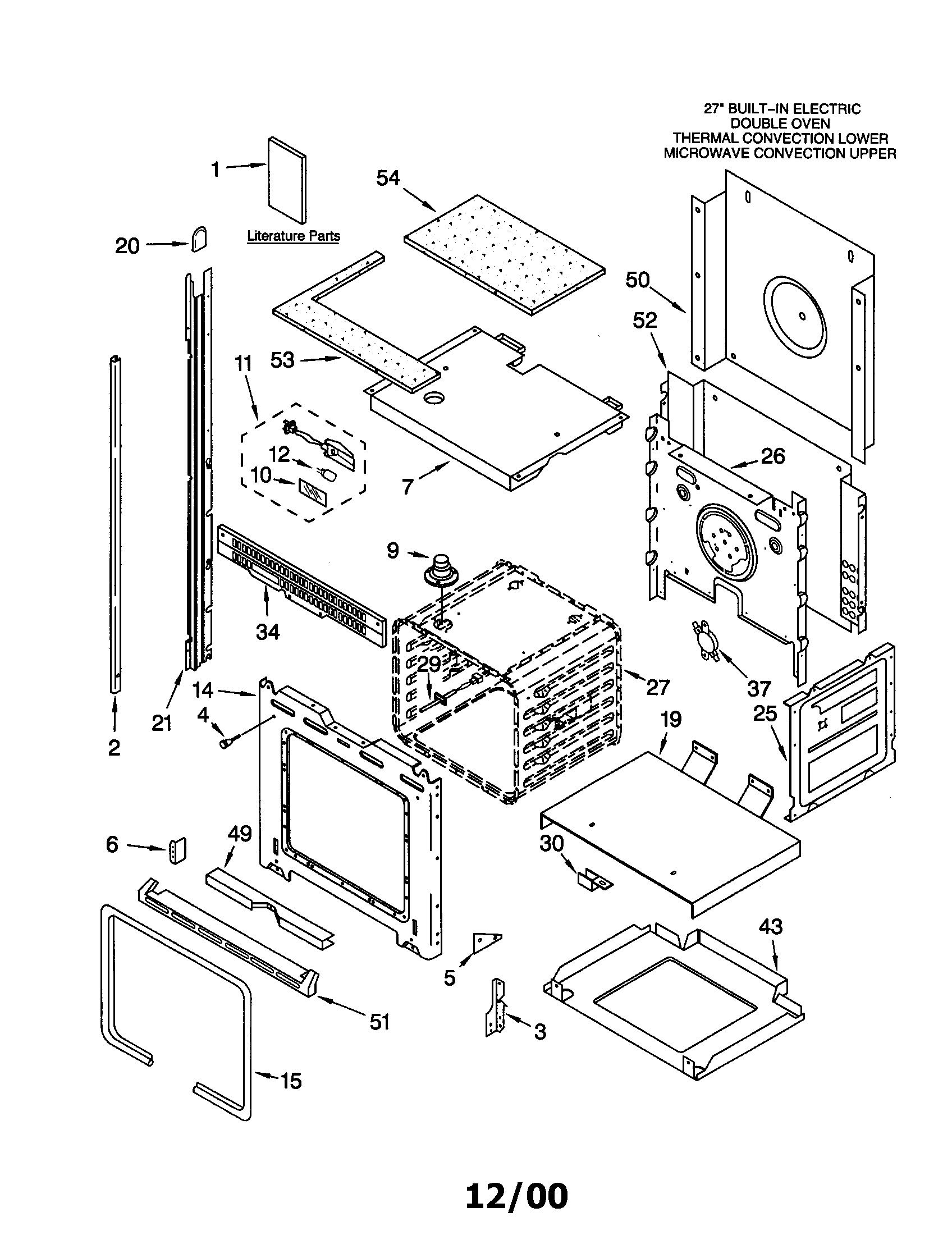 KitchenAid KEMS378GSS2 oven diagram