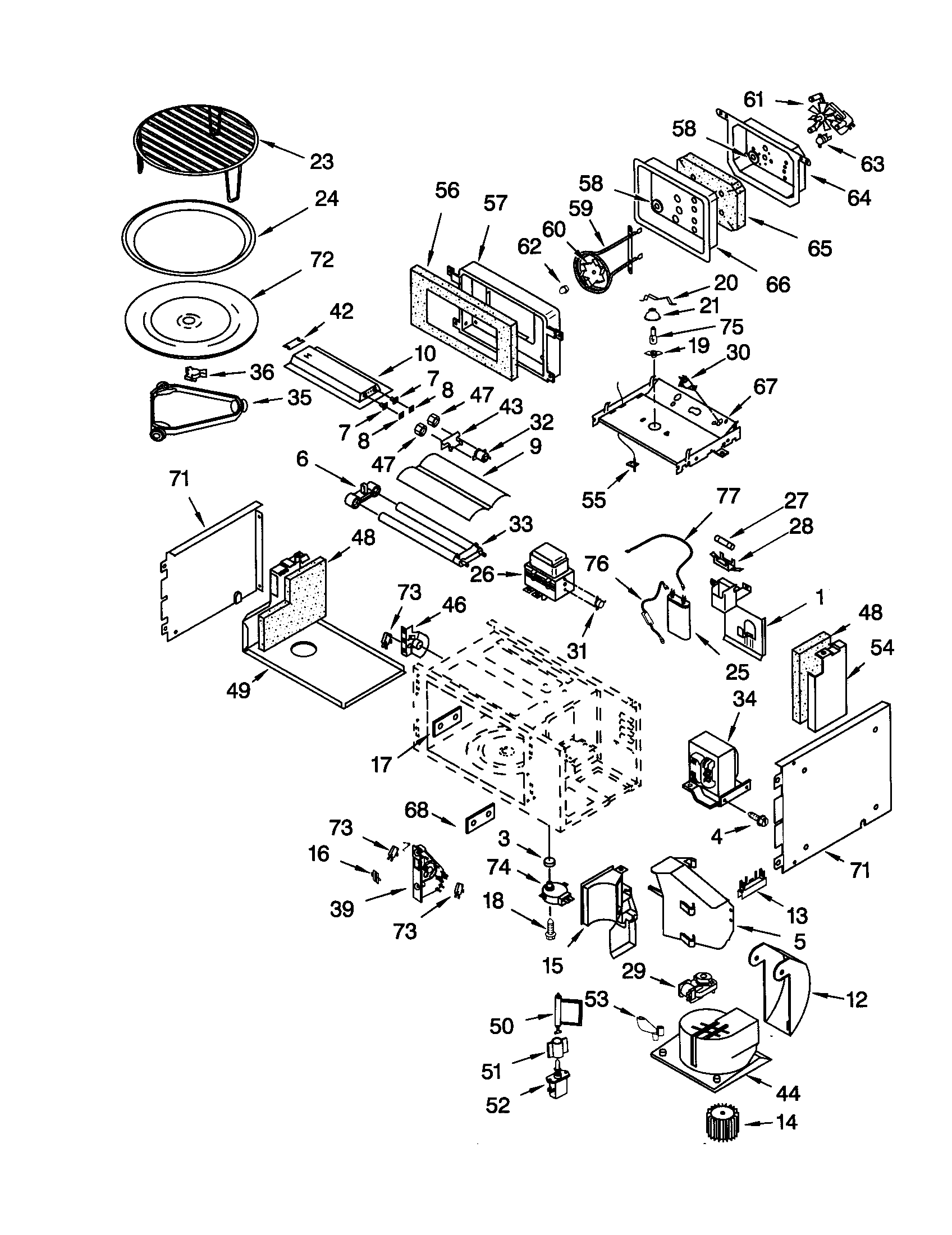 KitchenAid KEMS378GSS2 cabinet and stirrer diagram