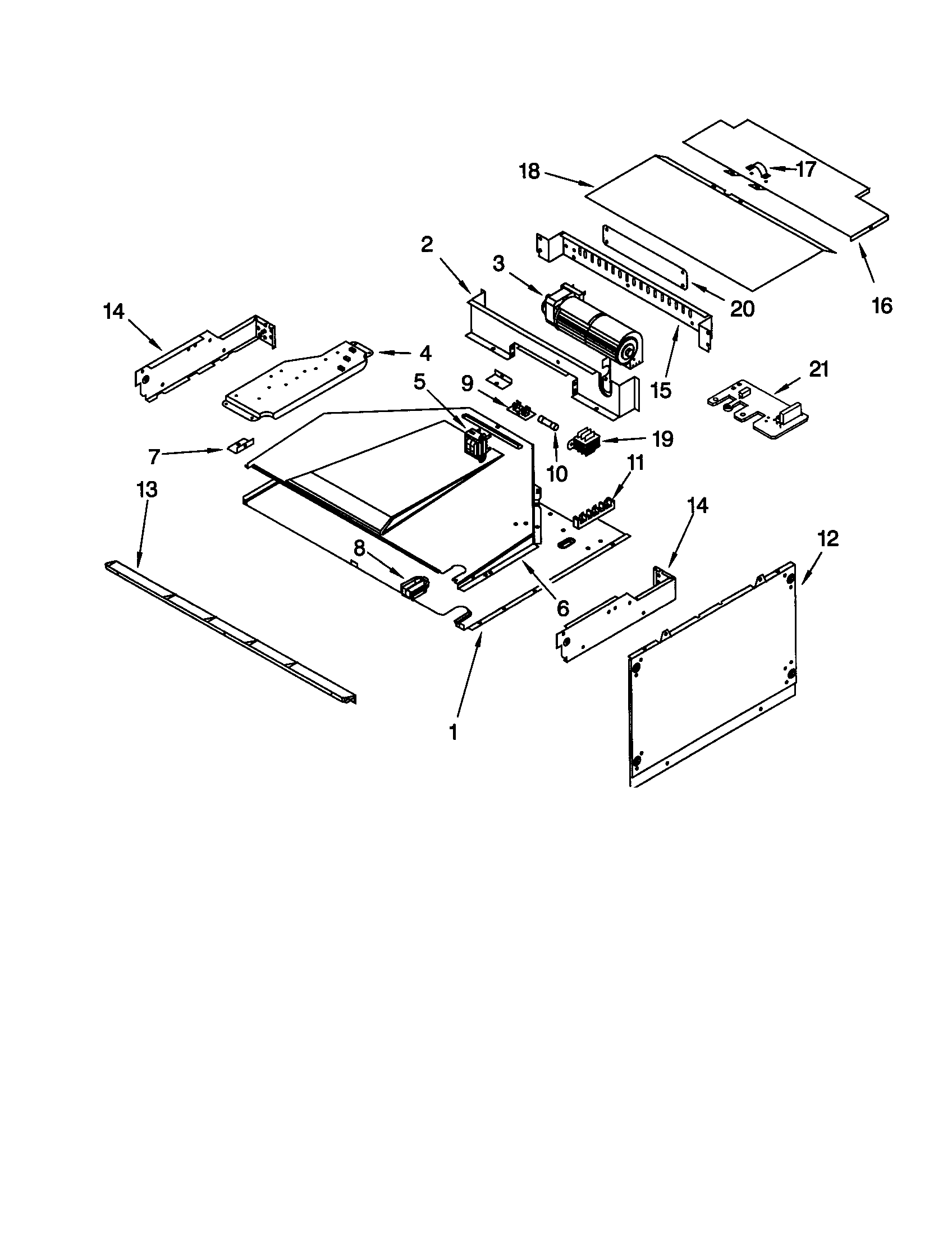 KitchenAid KEMS378GSS2 top venting diagram
