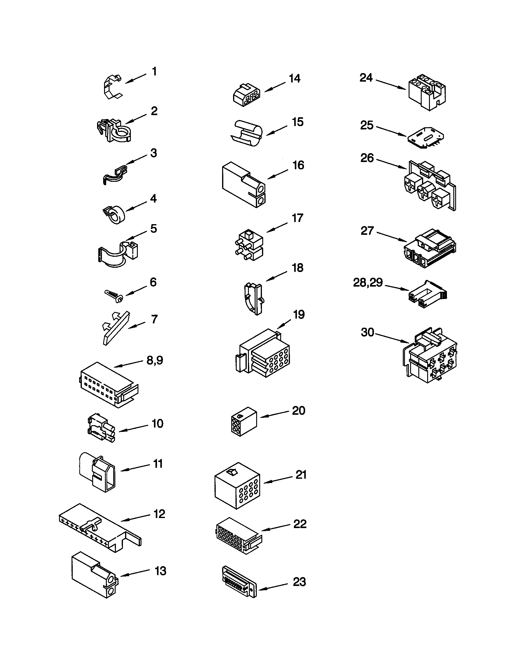 Kenmore 11020882991 wiring harness diagram