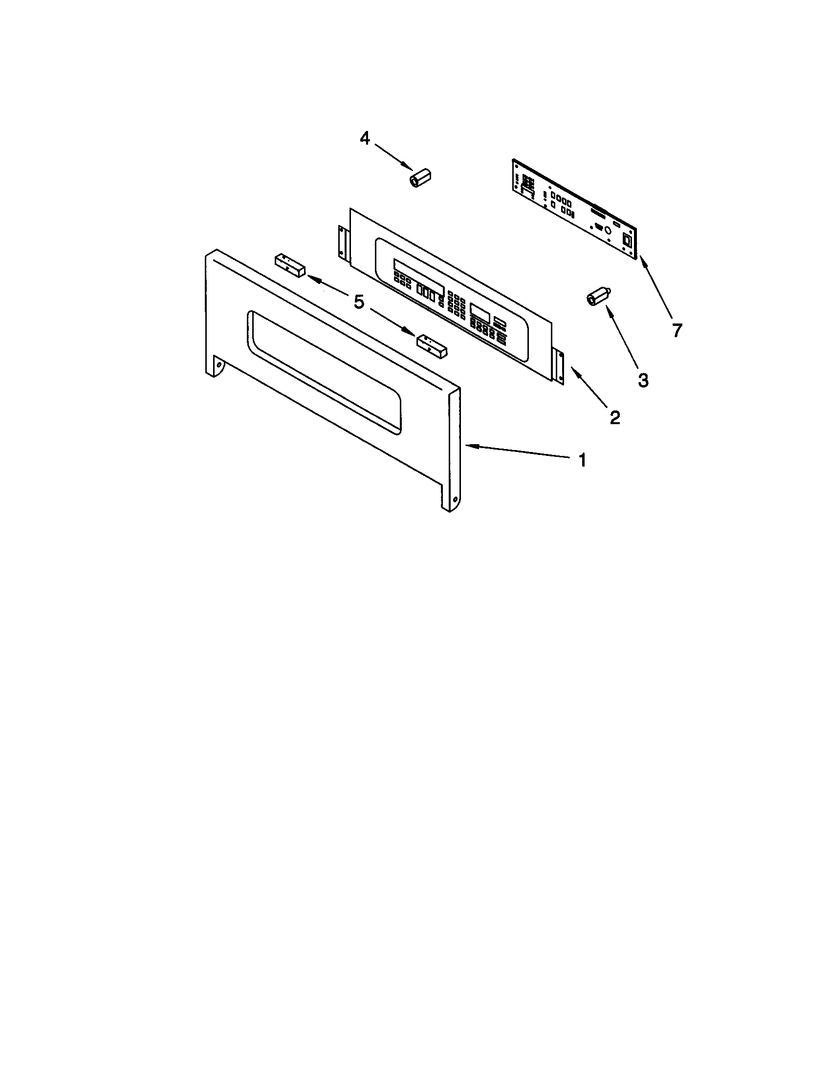 KitchenAid KEBC107HWH1 control panel diagram