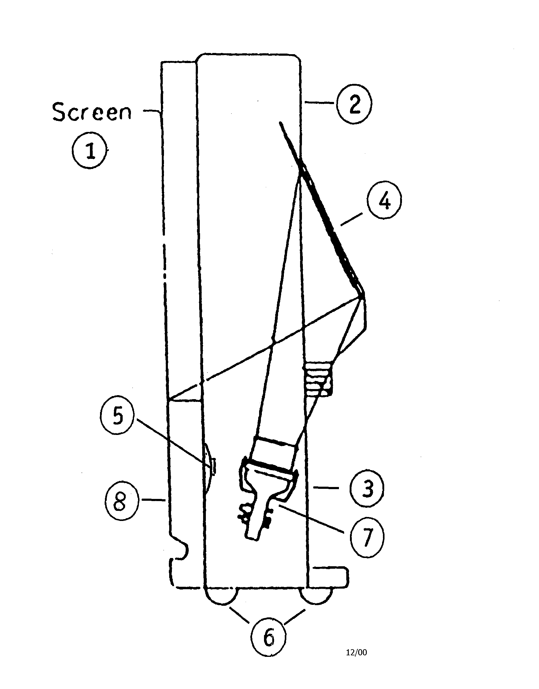 RCA P56830BLLG1 projection tv diagram