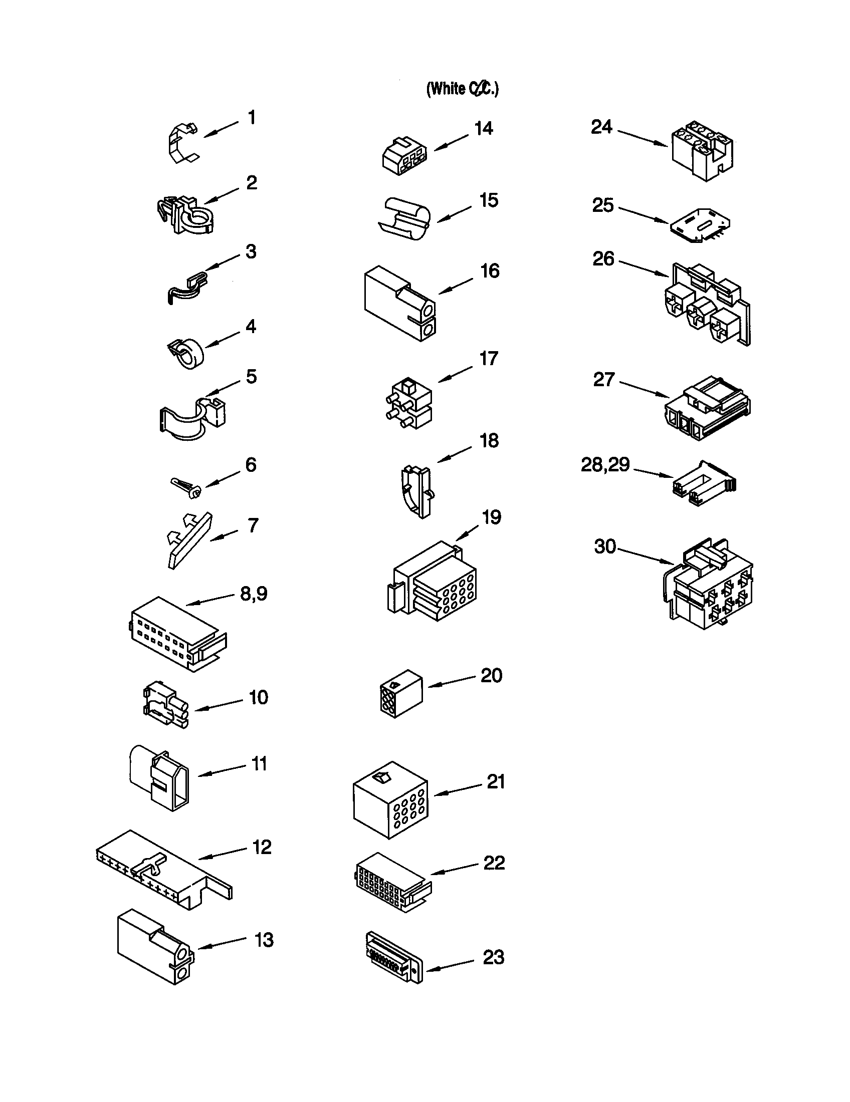 Kenmore 11020972993 wiring harness diagram