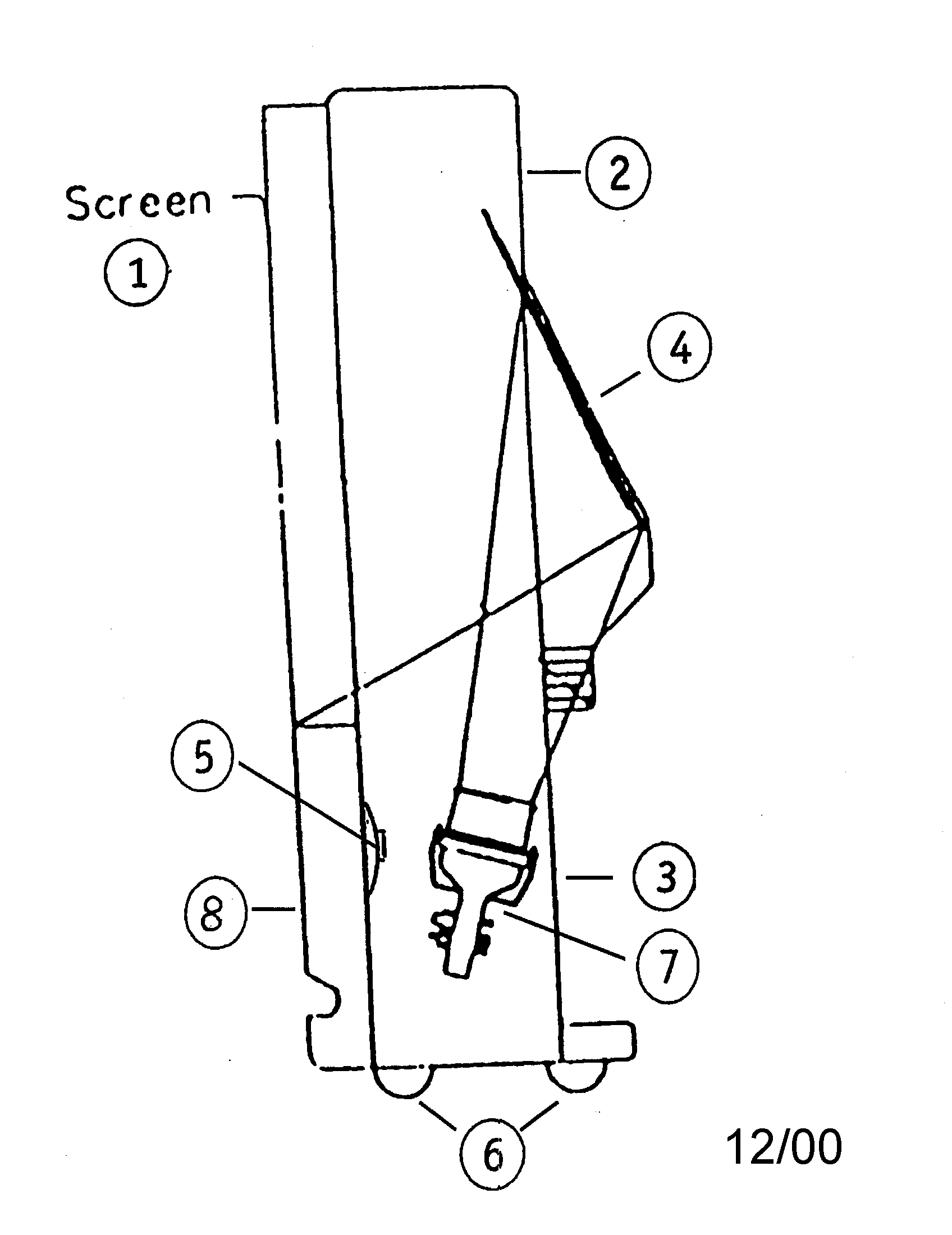 RCA P60812BLLG2 projection tv diagram