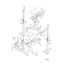 Weider WEBE09900 frame assembly diagram