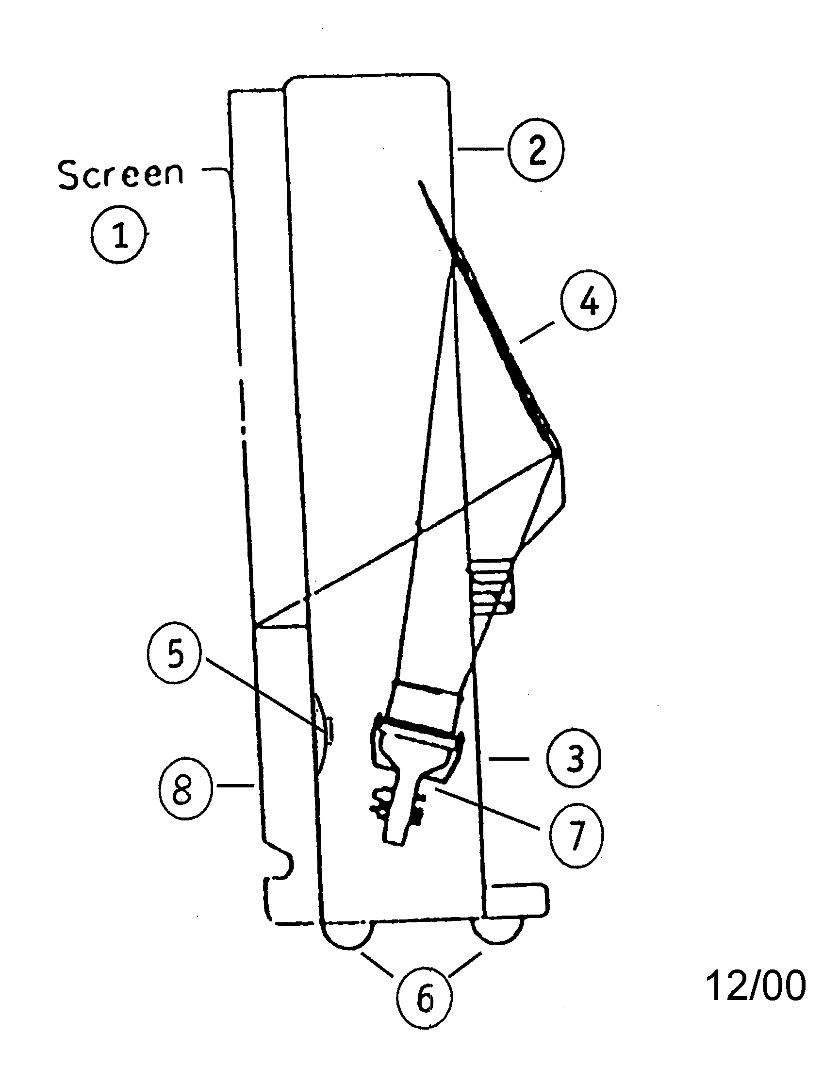 RCA P60920BLYX3 projection tv diagram