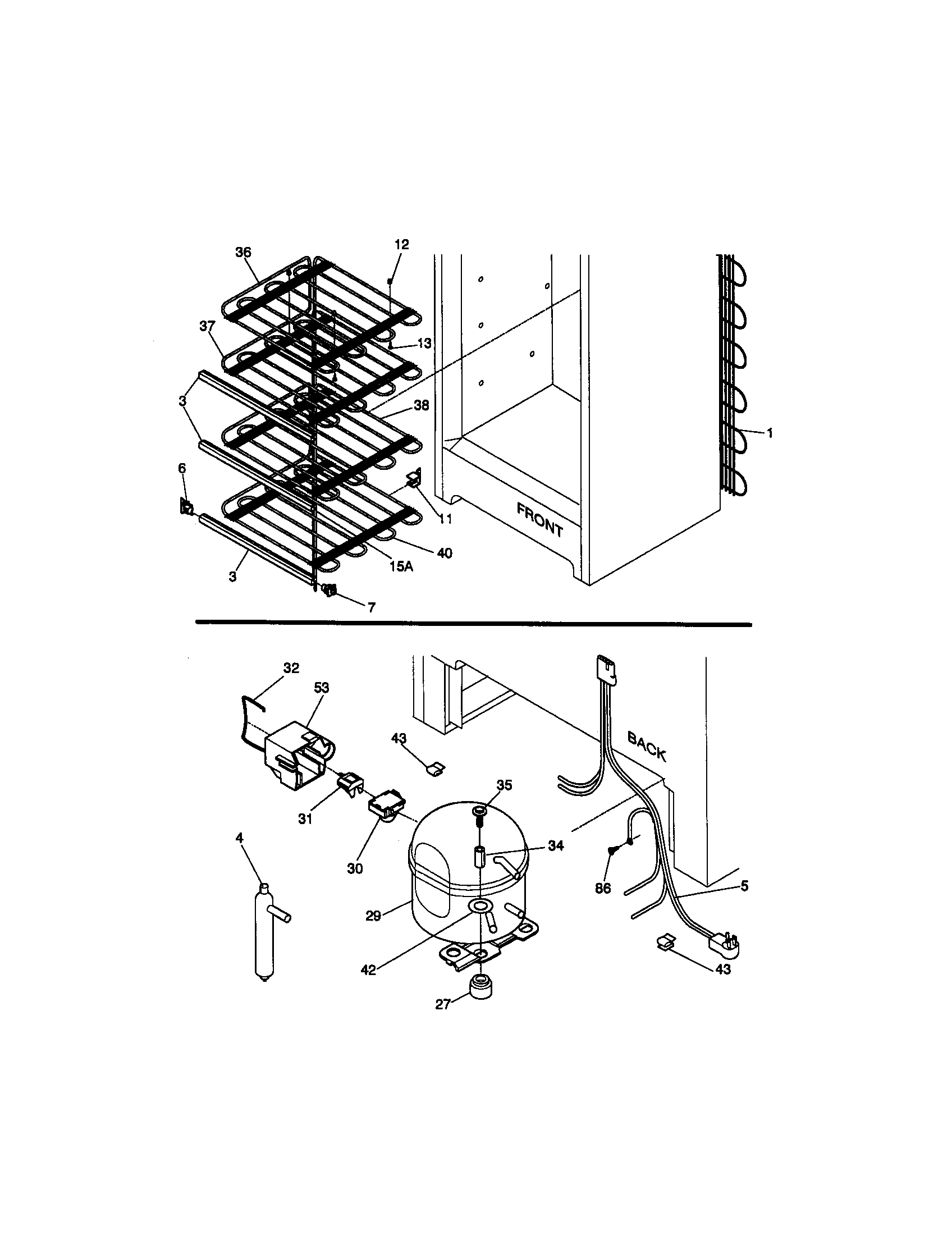 Kenmore 2539287110 system diagram
