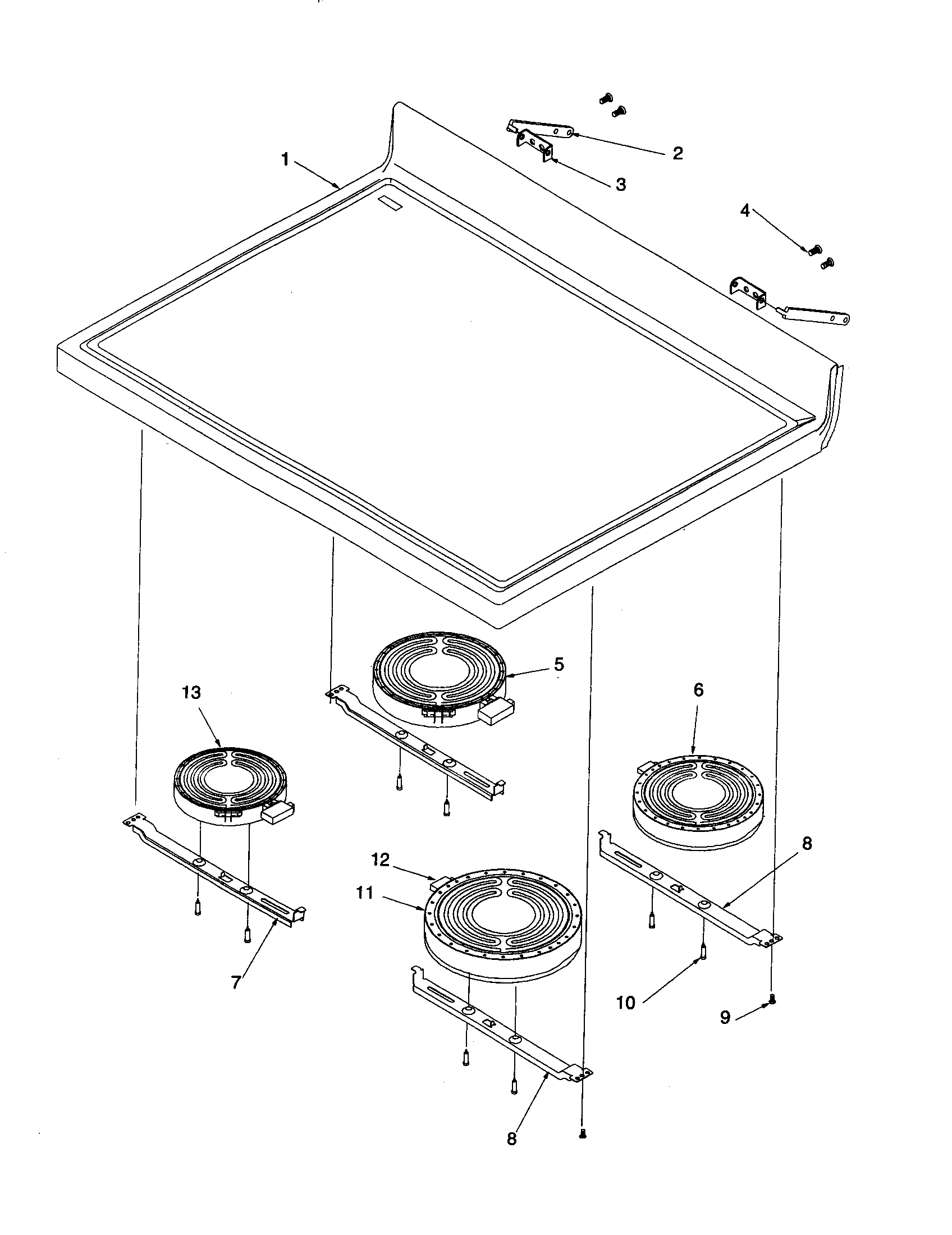 Amana ARTC8621CC-P1143856NCC maintop diagram