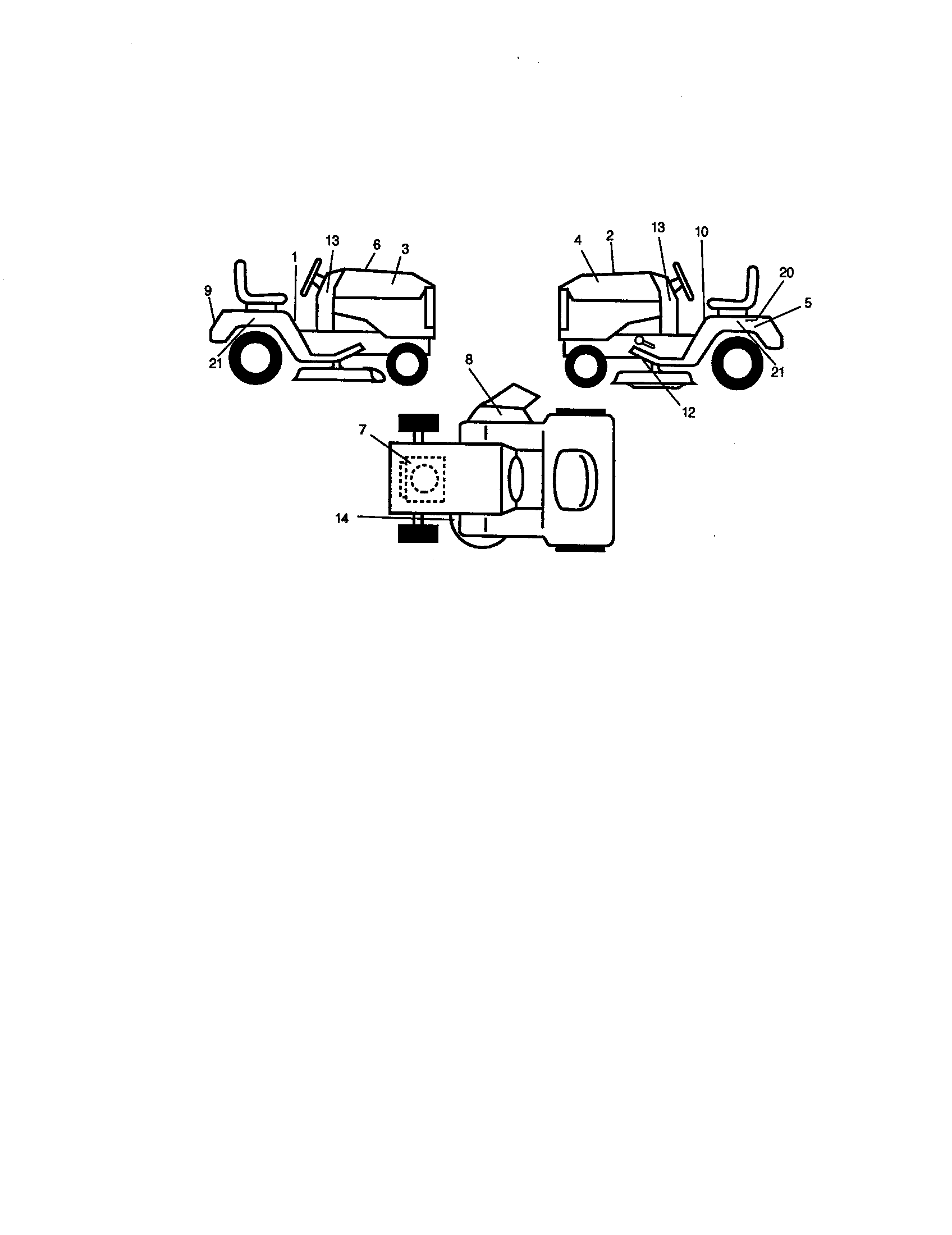Craftsman 917271053 decals diagram