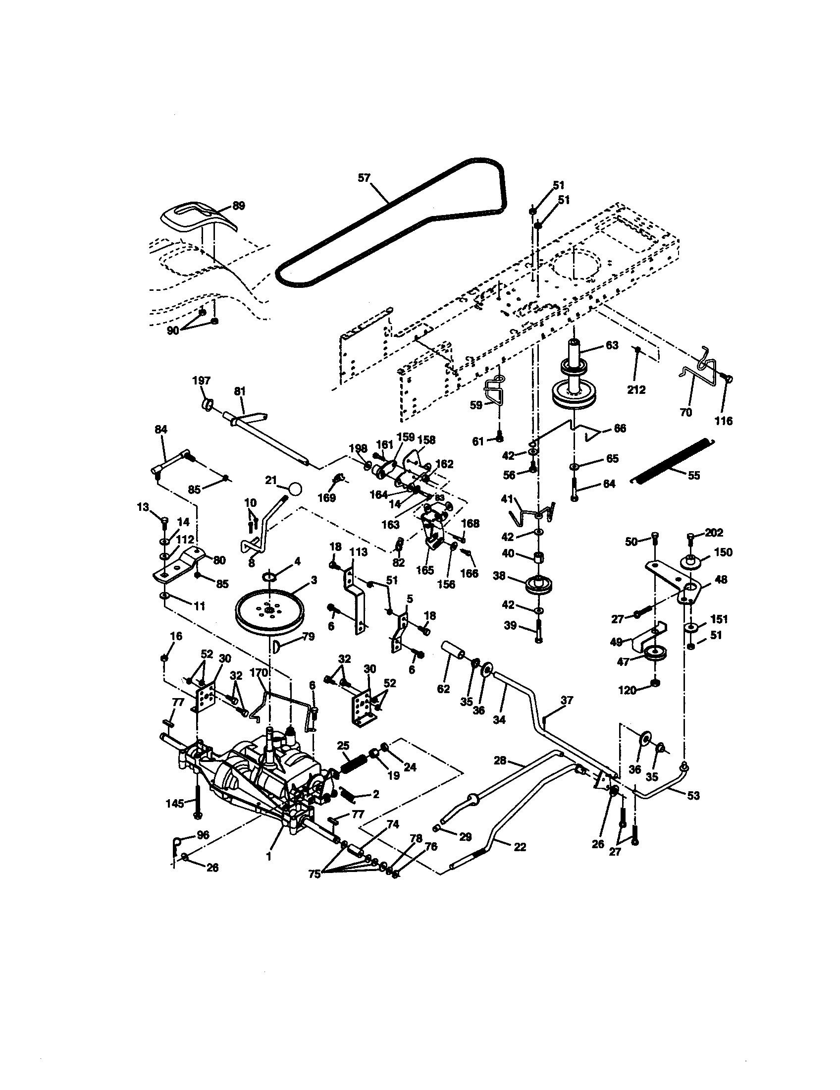 Craftsman 917271133 ground  drive diagram