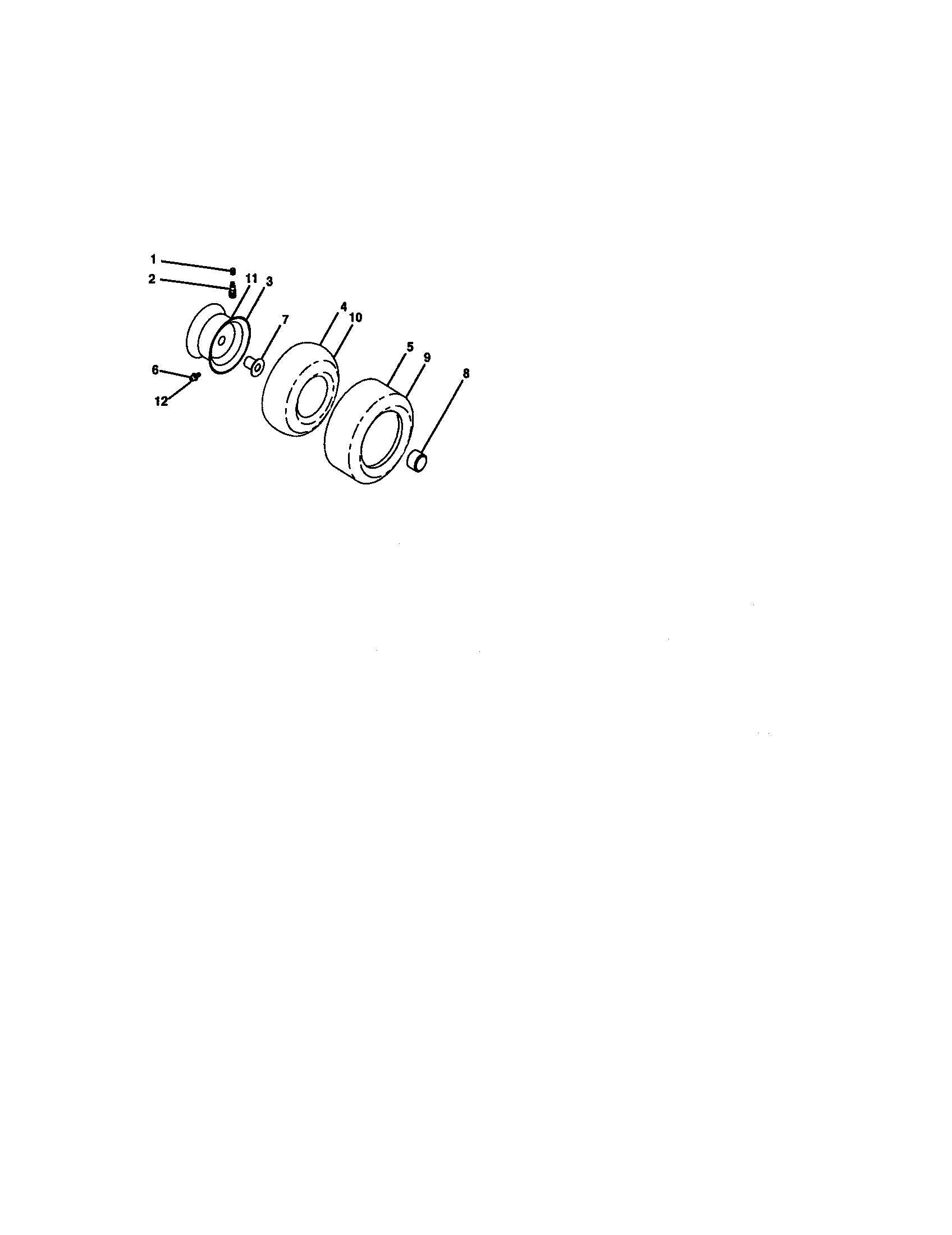 Craftsman 917272962 wheels and tires diagram