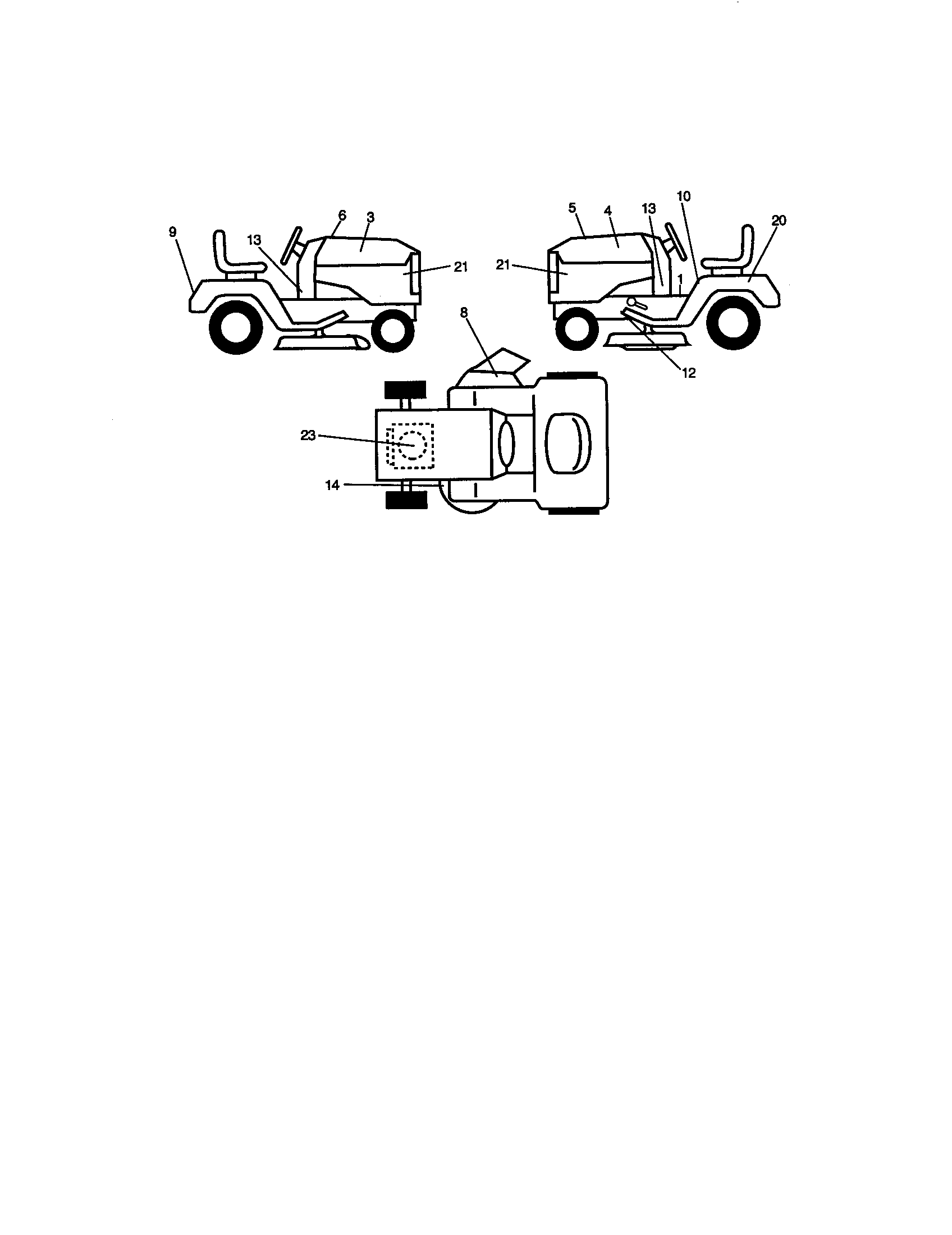 Craftsman 917271740 decals diagram