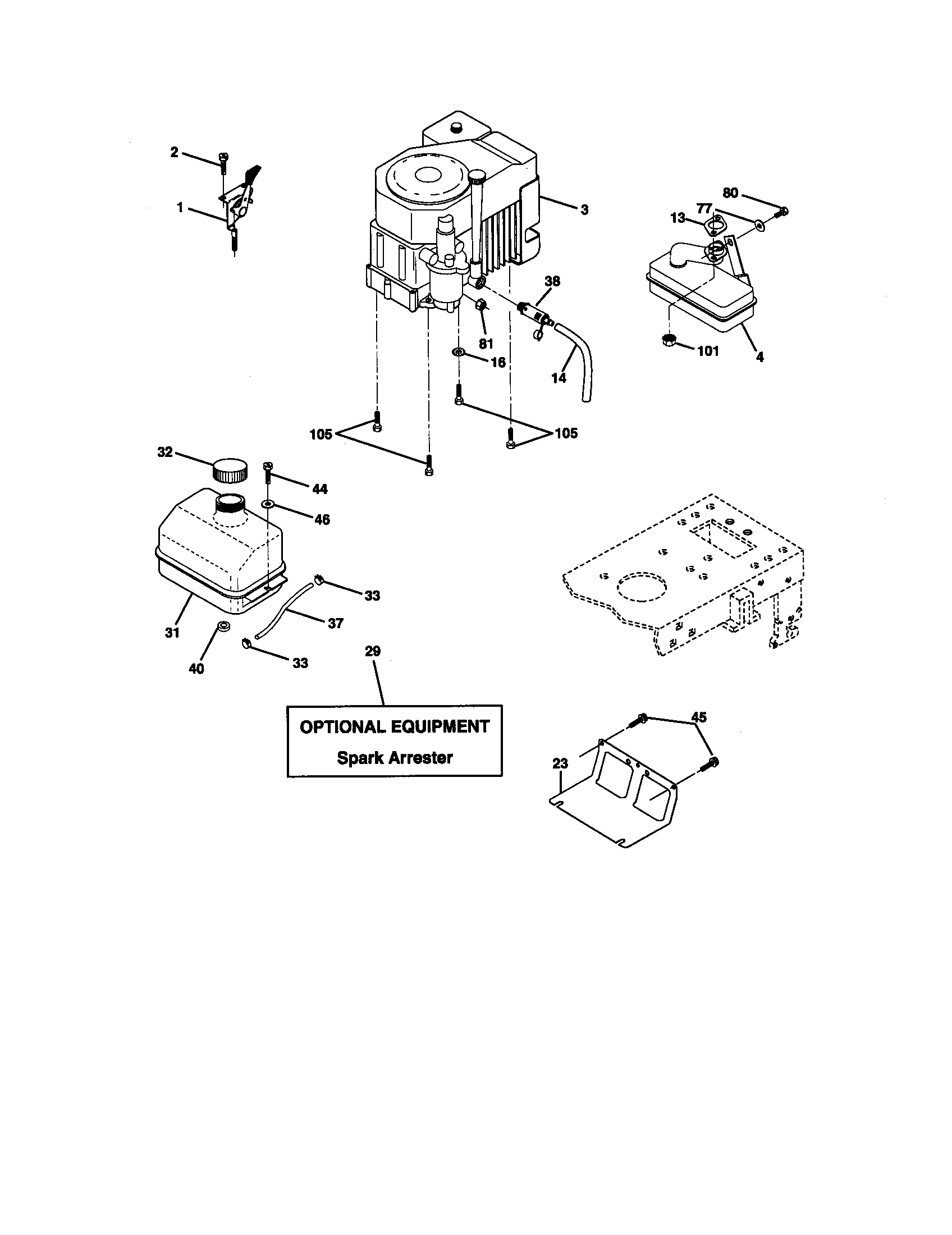 Craftsman 917272050 engine diagram