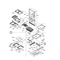 Kenmore 59669279991 shelving assembly diagram