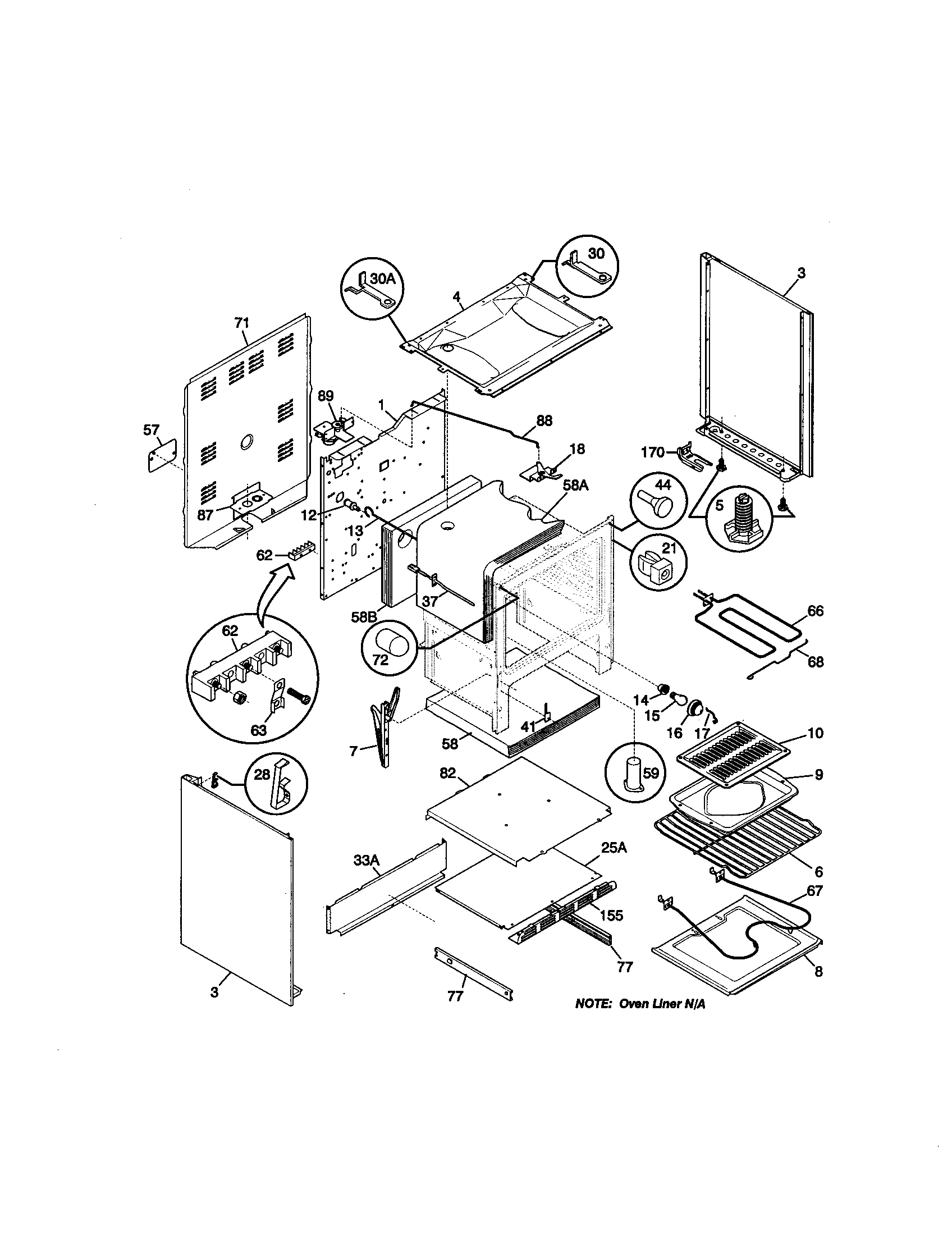 Kenmore 79093767000 body diagram