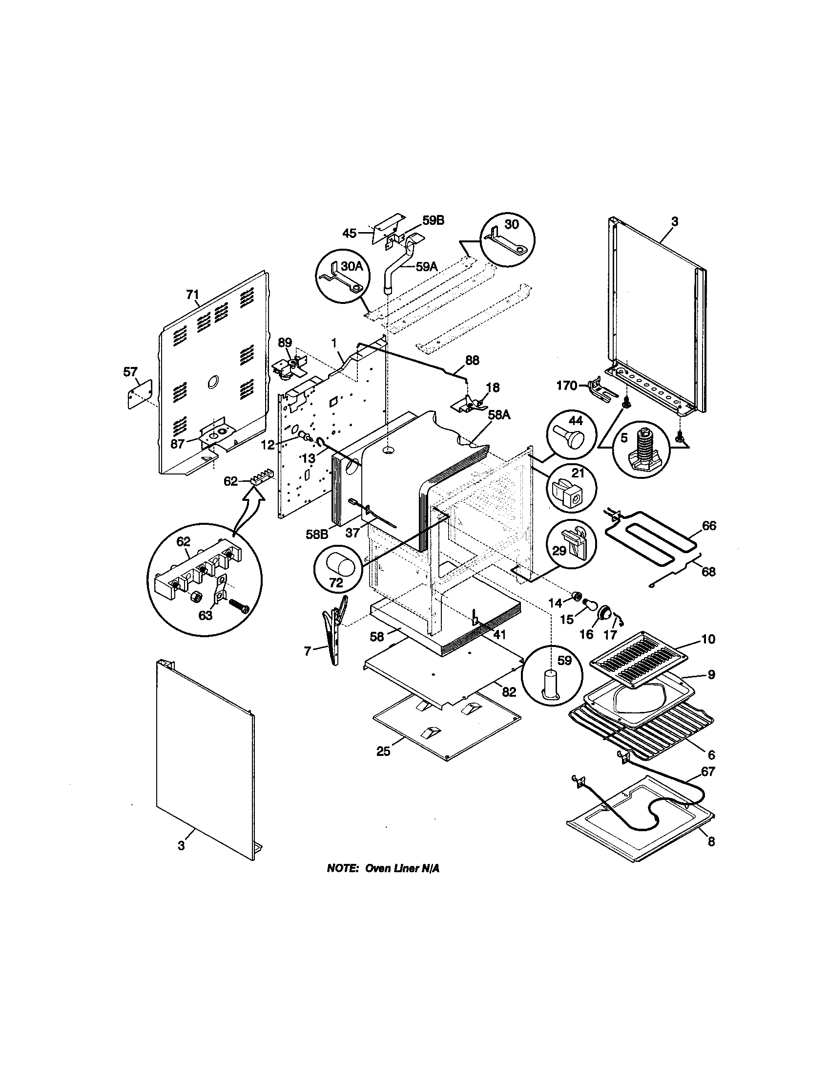 Kenmore 79095658000 body diagram